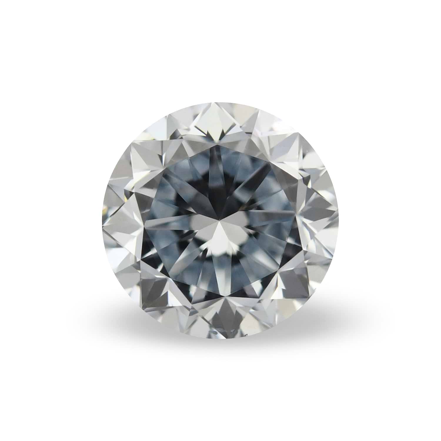 0.53 Carat Fancy Blue Round Brilliant Diamond VS2 GIA