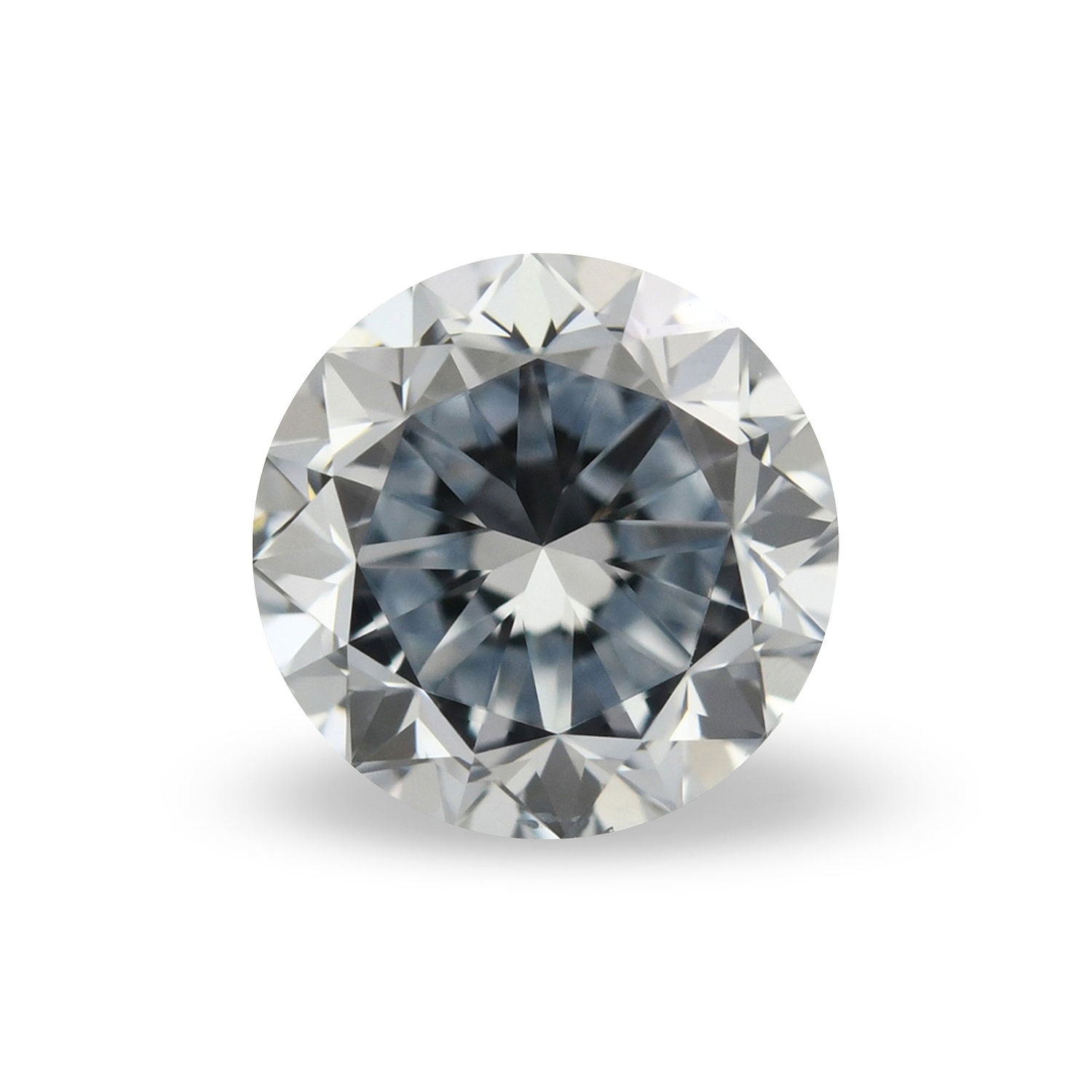 0.53 Carat Fancy Blue Round Brilliant Diamond VS2 GIA