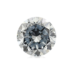 0.53 Carat Fancy Blue Round Brilliant Diamond VS2 GIA