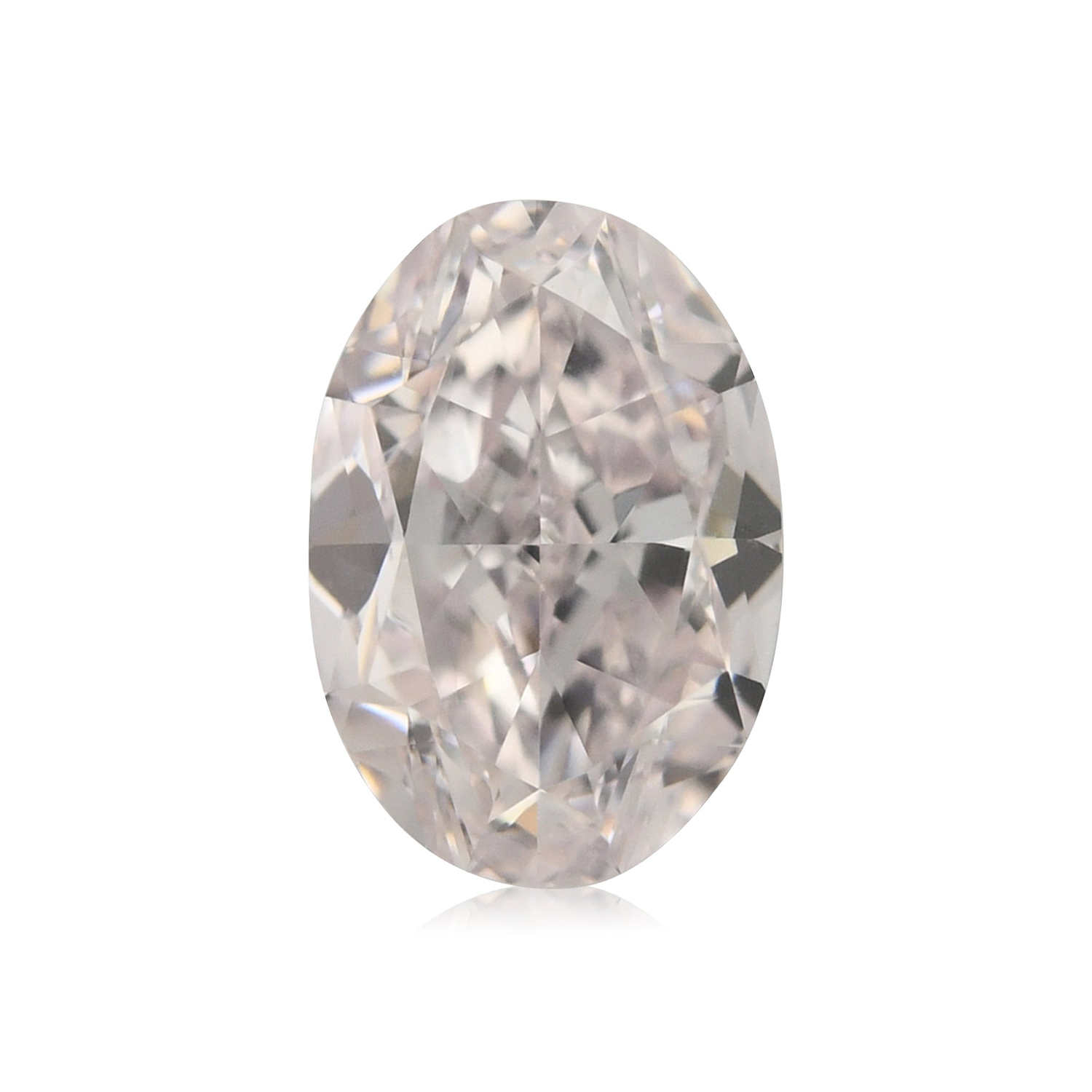 0.80 Carat Light Pink Oval Diamond VS1 GIA