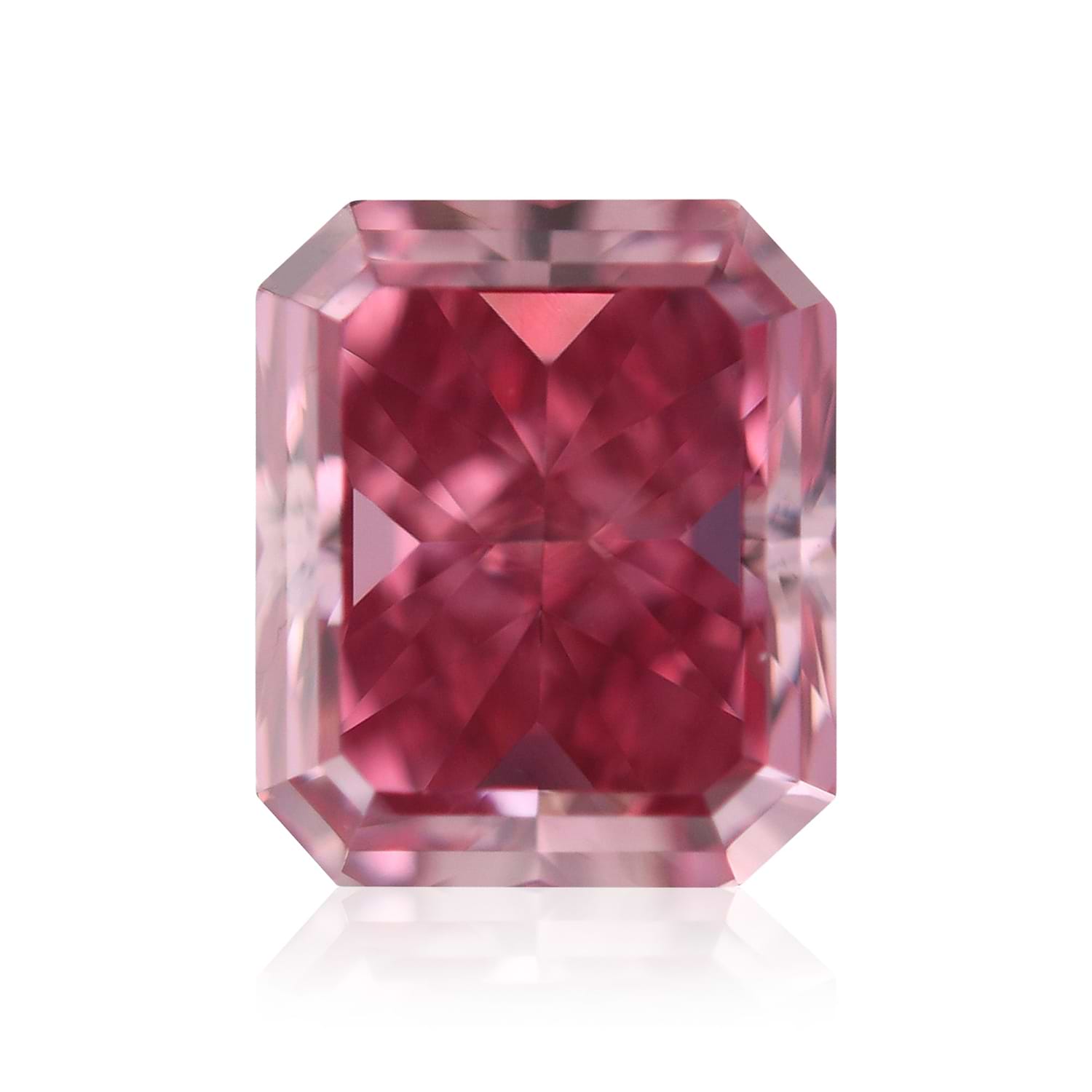 0.69 Carat Fancy Vivid Pink Radiant Argyle Diamond VS1 GIA