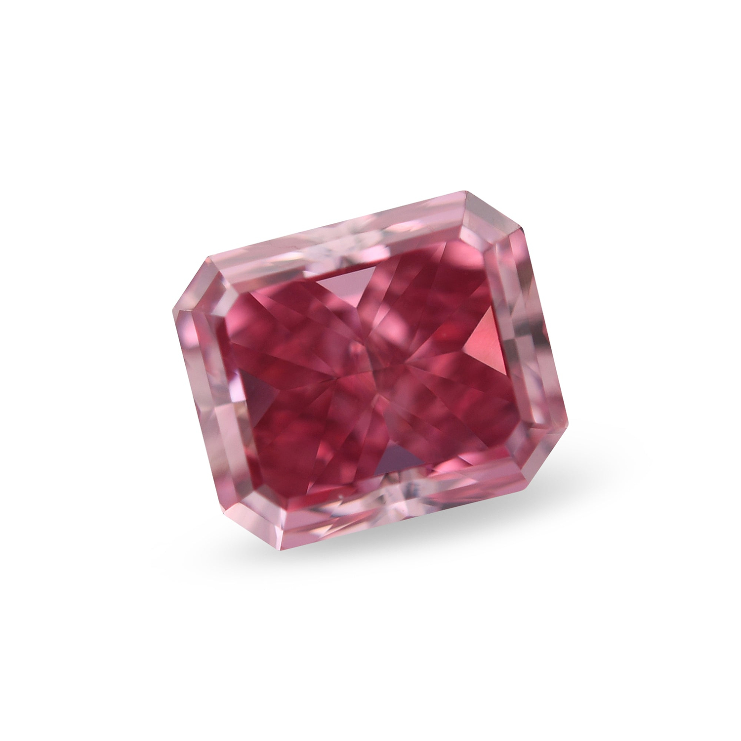 0.69 Carat Fancy Vivid Pink Radiant Argyle Diamond VS1 GIA