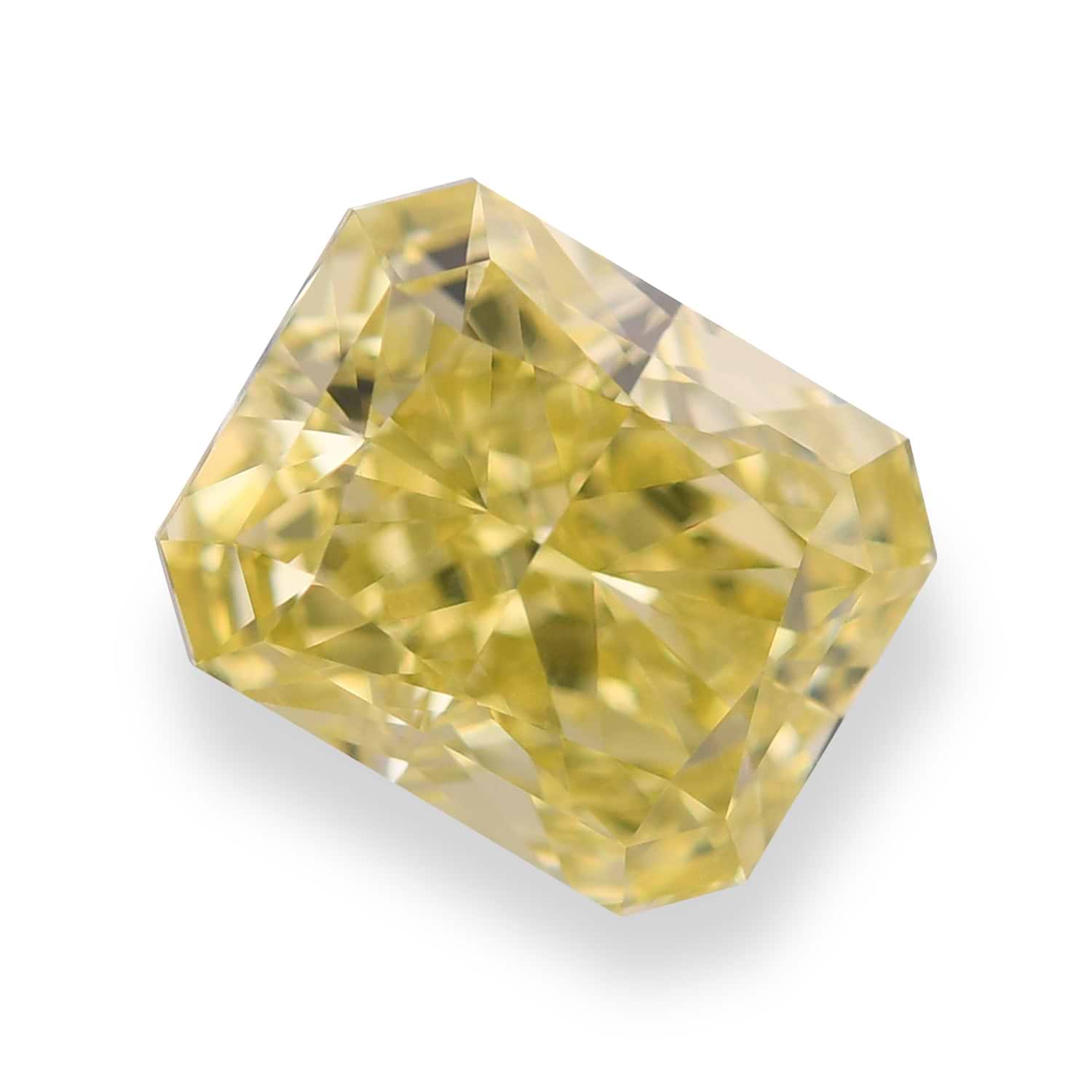 2.38 Carat Fancy Yellow Radiant Diamond VS2 GIA