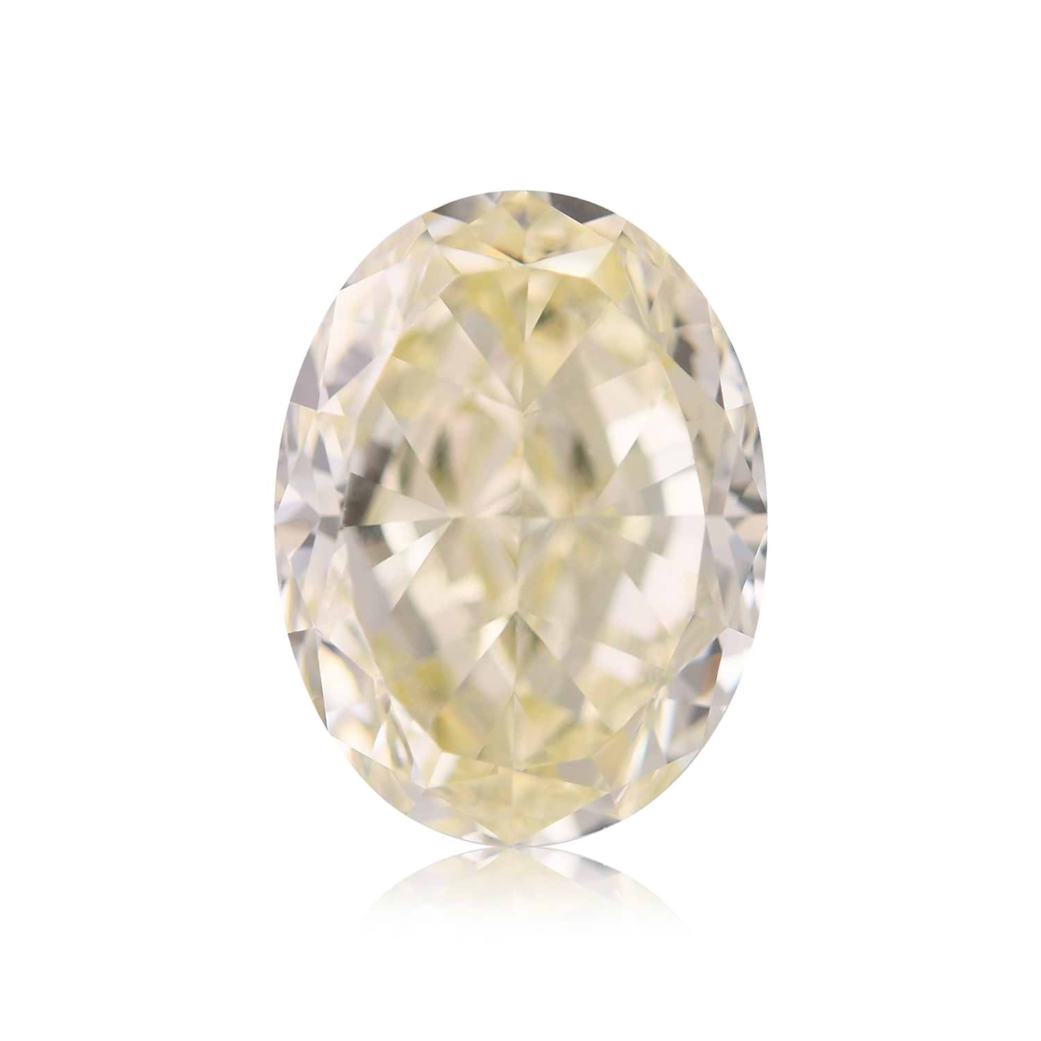 3.08 Carat W-X Oval Diamond VVS1 GIA