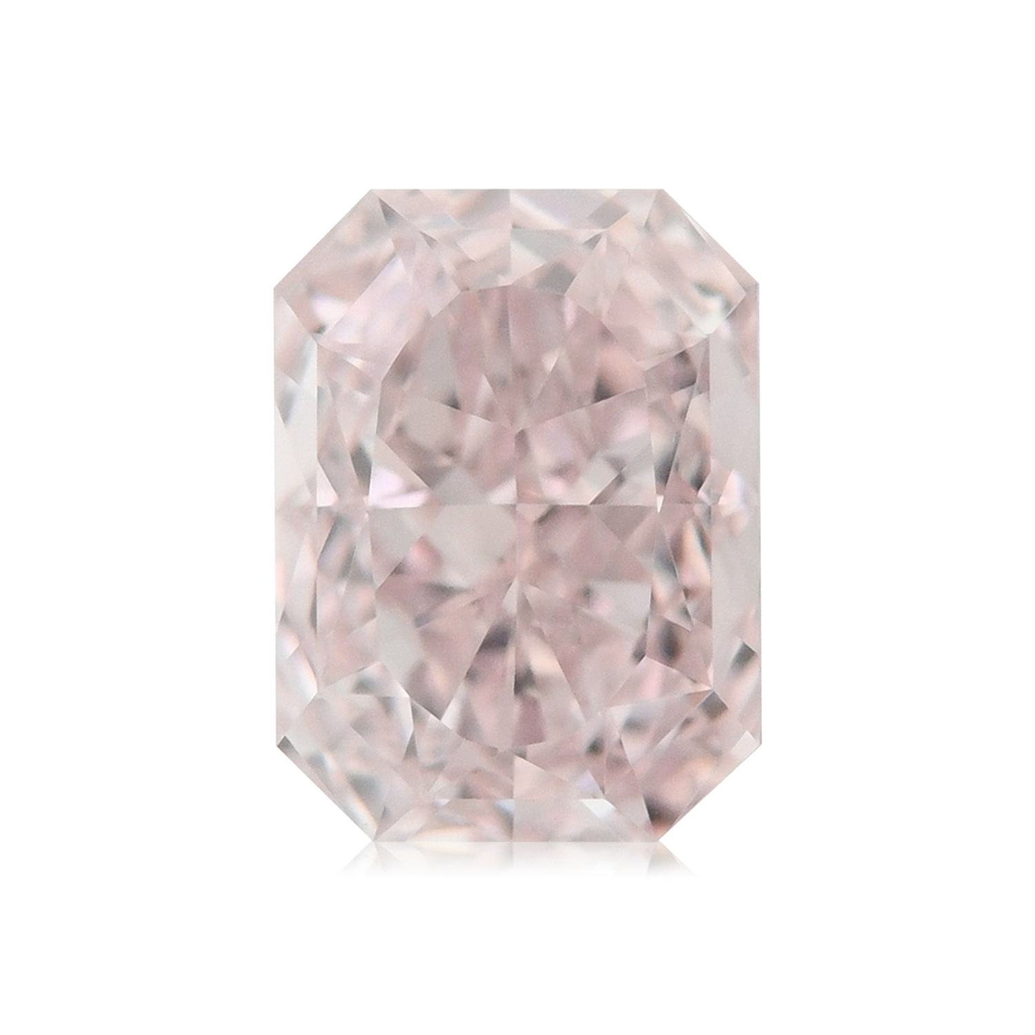 0.66 Carat Fancy Pink Radiant Diamond VS1 GIA