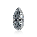 0.29 Carat Fancy Intense Blue Pear Diamond (I1) GIA