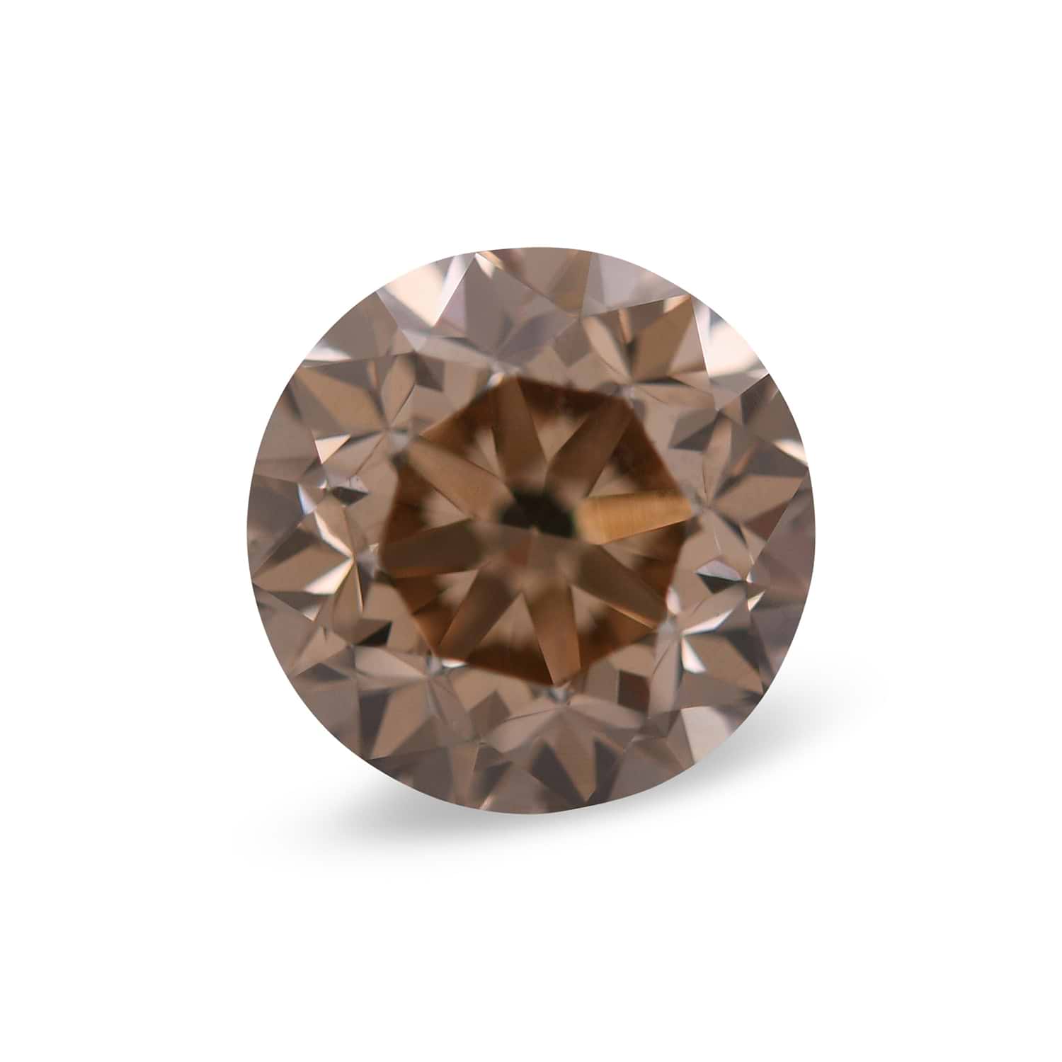 1.01 Carat Fancy Brown Round Brillant Diamond SI1 GIA