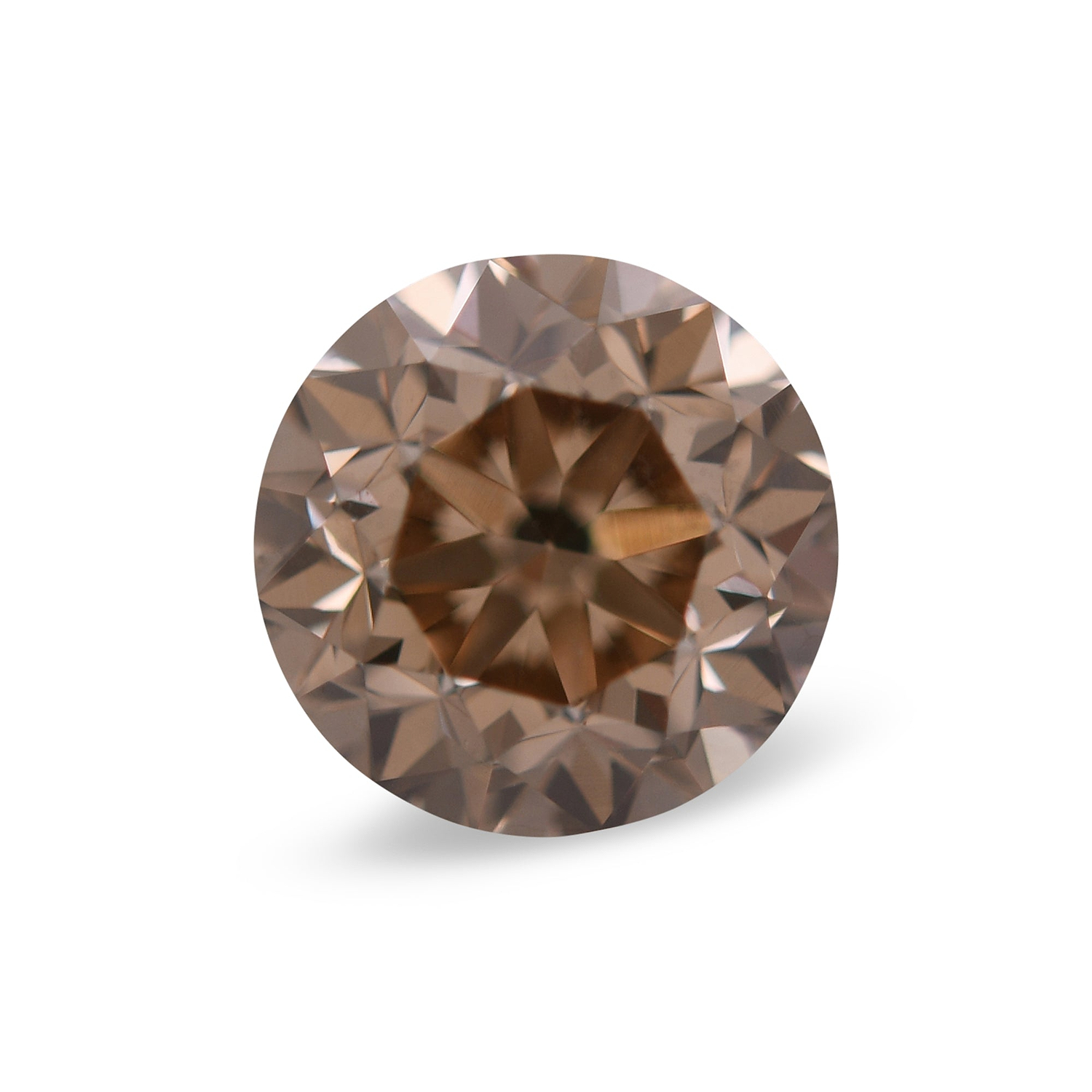 1.01 Carat Fancy Brown Round Brillant Diamond SI1 GIA