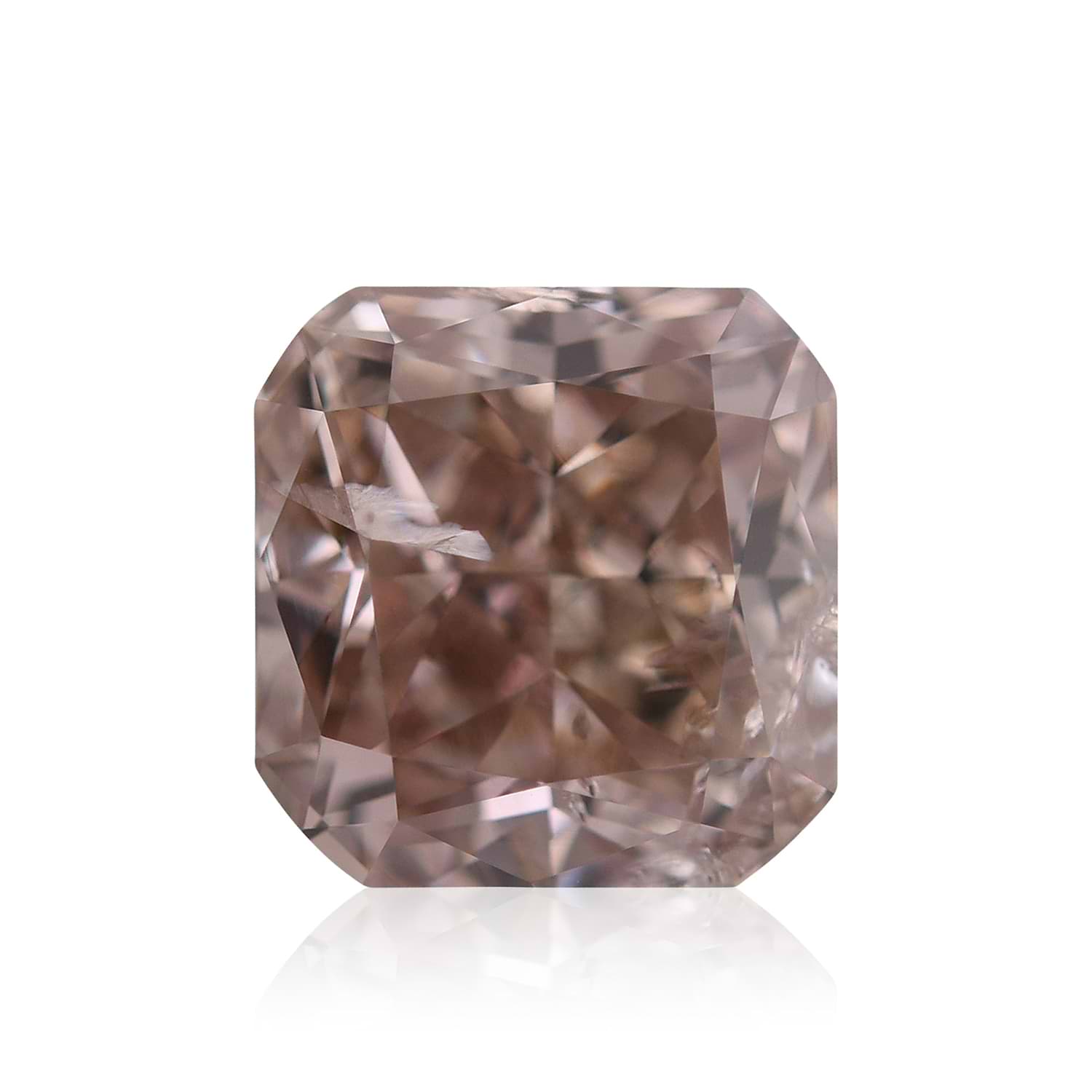 1.41 Carat Fancy Orange Brown Cushion Diamond (SI2) GIA