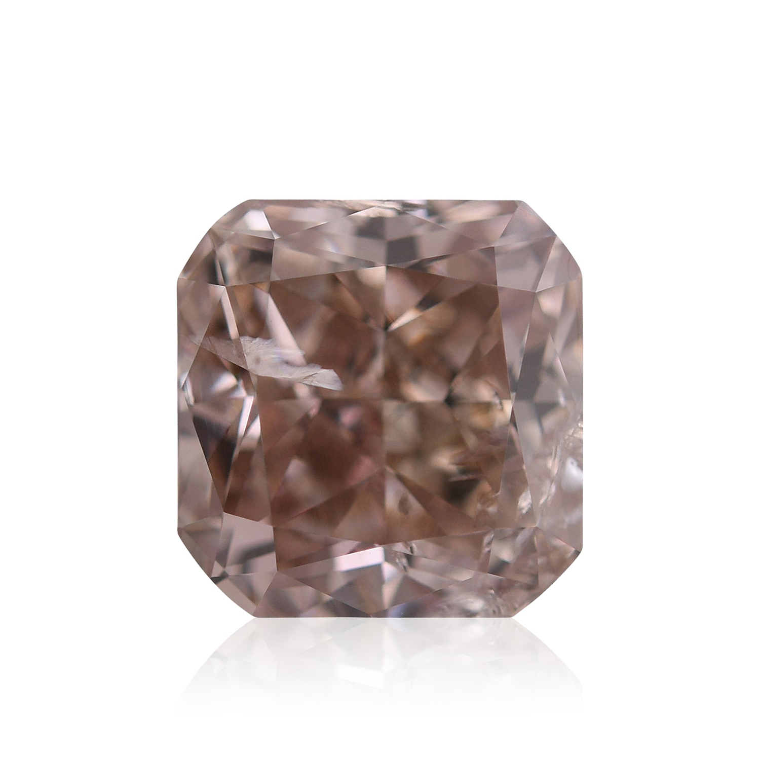 1.41 Carat Fancy Orange Brown Cushion Diamond (SI2) GIA