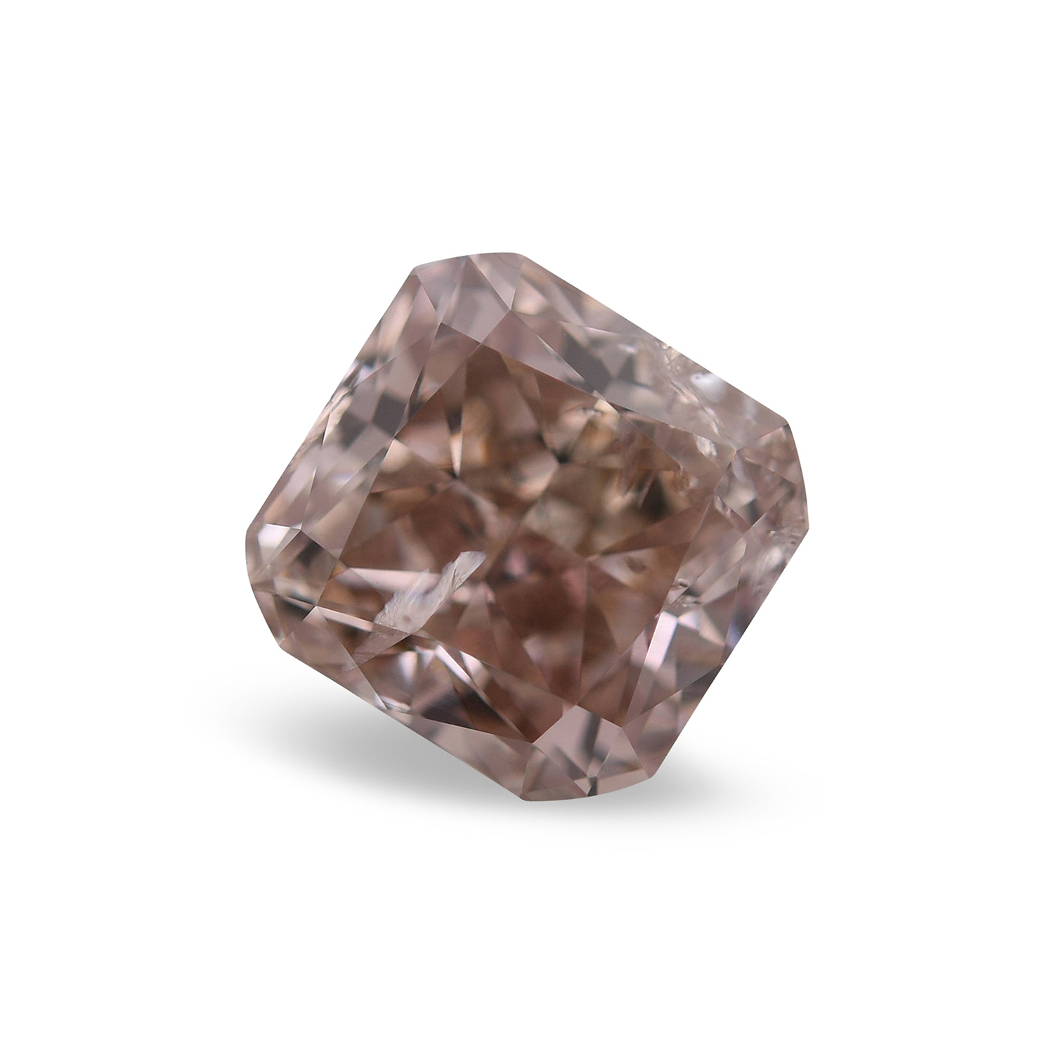 1.41 Carat Fancy Orange Brown Cushion Diamond (SI2) GIA