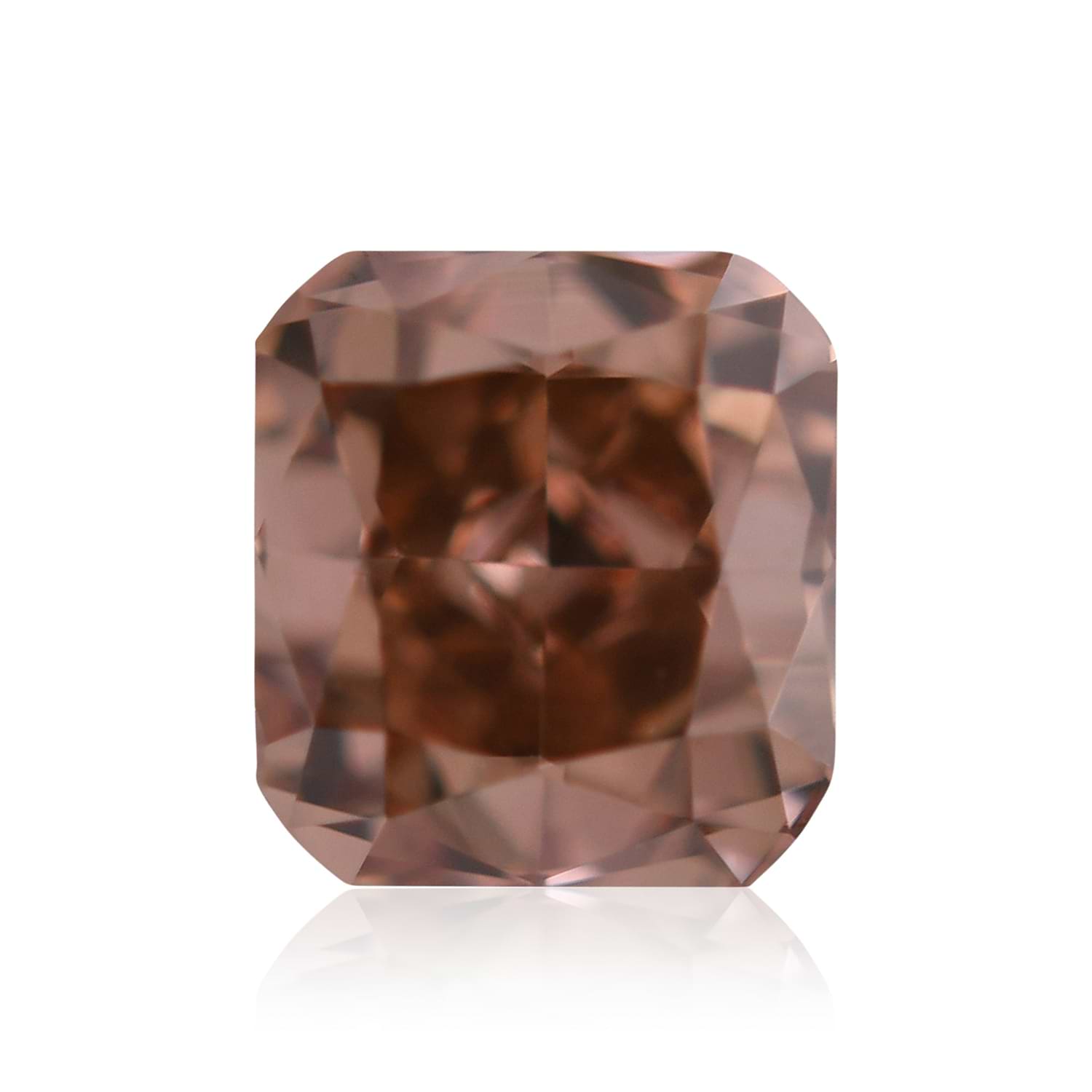 0.27 Carat Fancy Brown Orange Cushion Diamond VS1 GIA