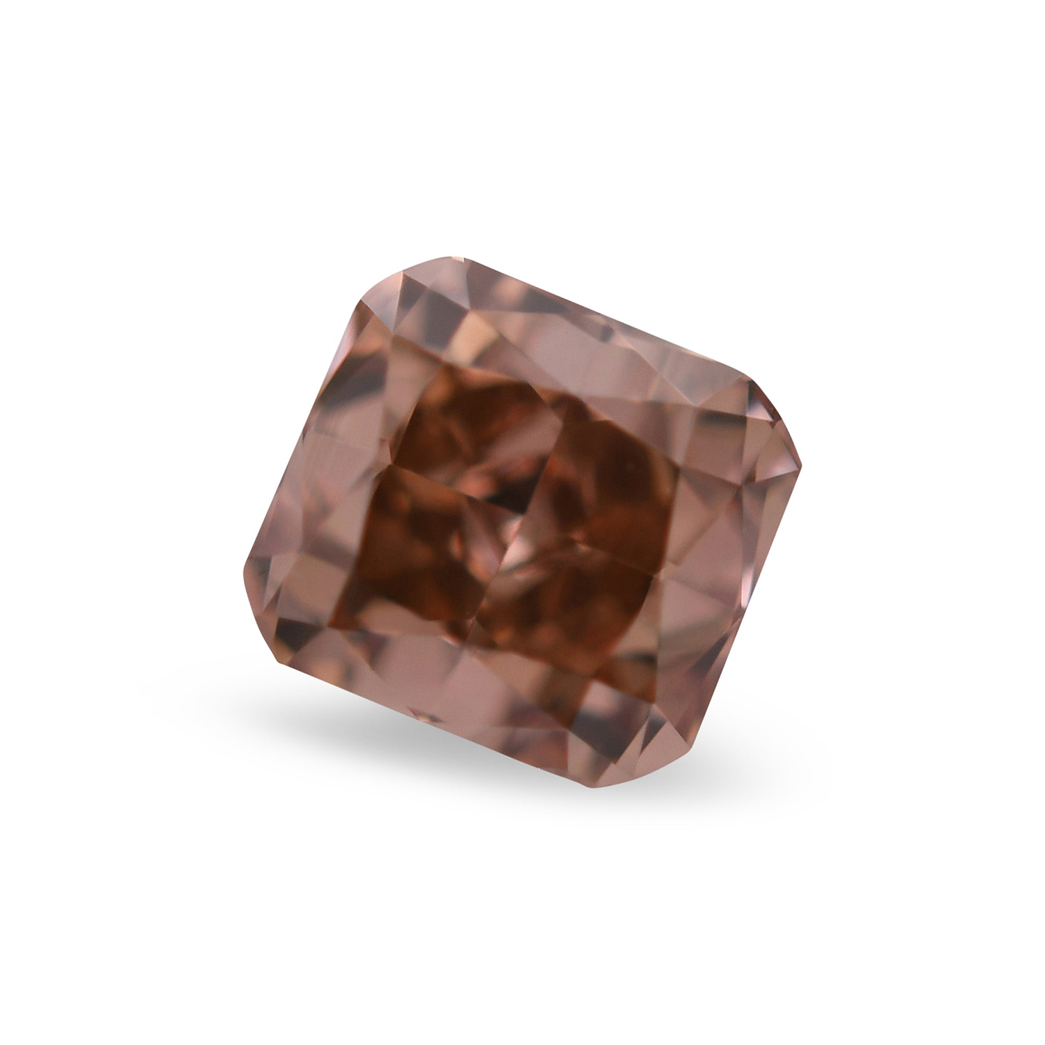 0.27 Carat Fancy Brown Orange Cushion Diamond VS1 GIA