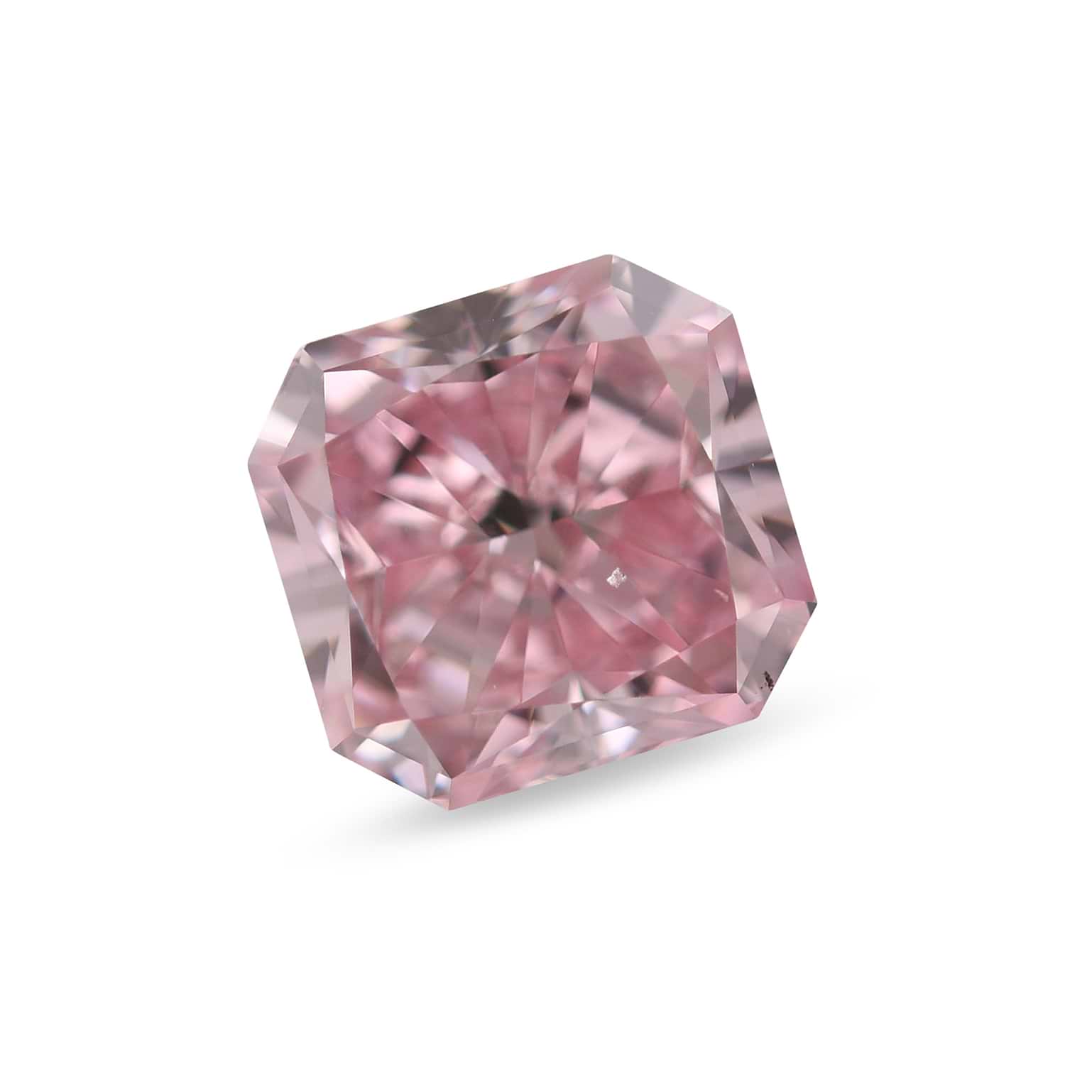 1.05 Carat Fancy Intense Purplish Pink Radiant Argyle Diamond SI1 GIA