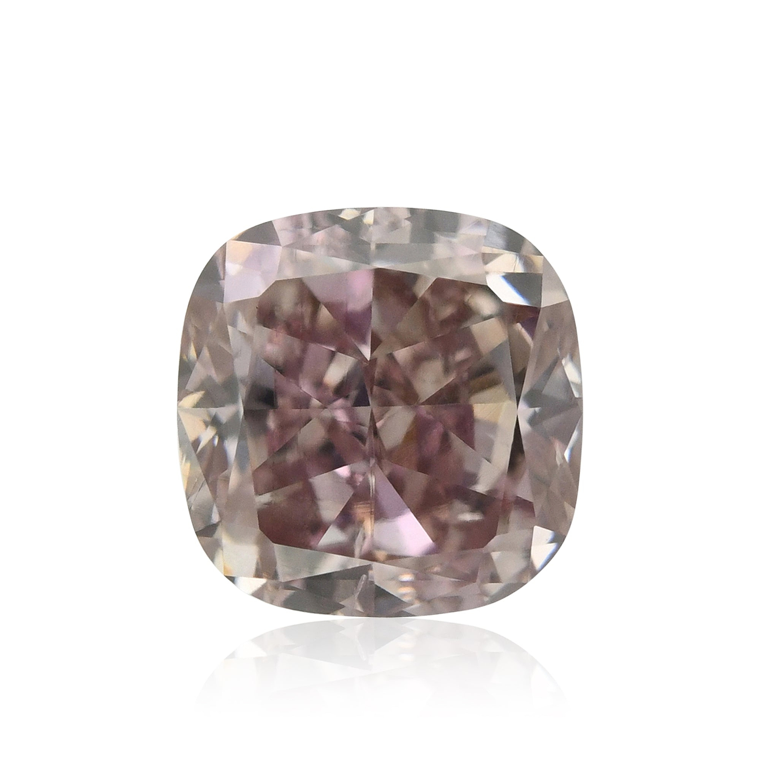 1.03 Carat Fancy Brown Pink Cushion Diamond SI2 GIA