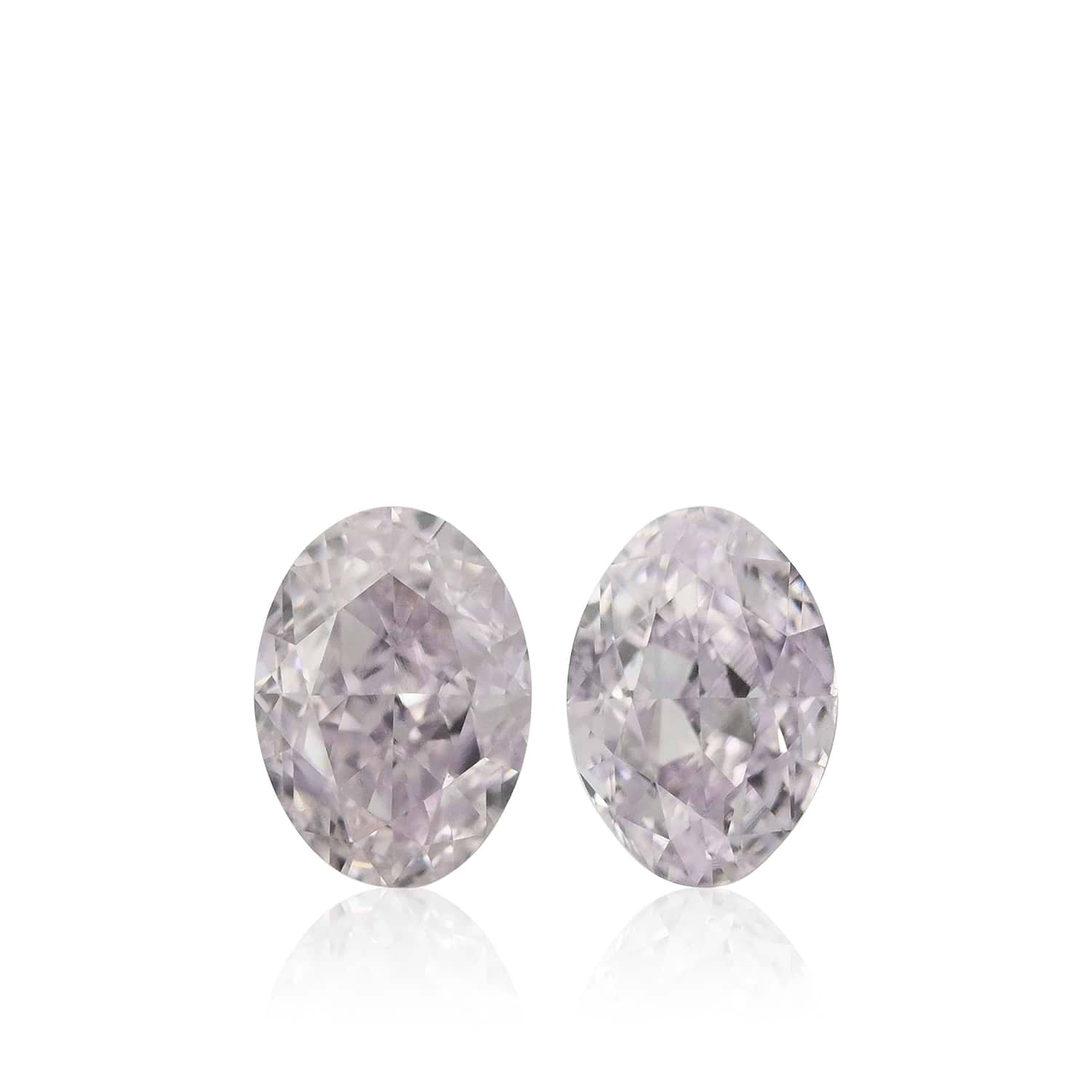 0.61 Carat Fancy Light Purplish Pink Octagon Diamonds VS1