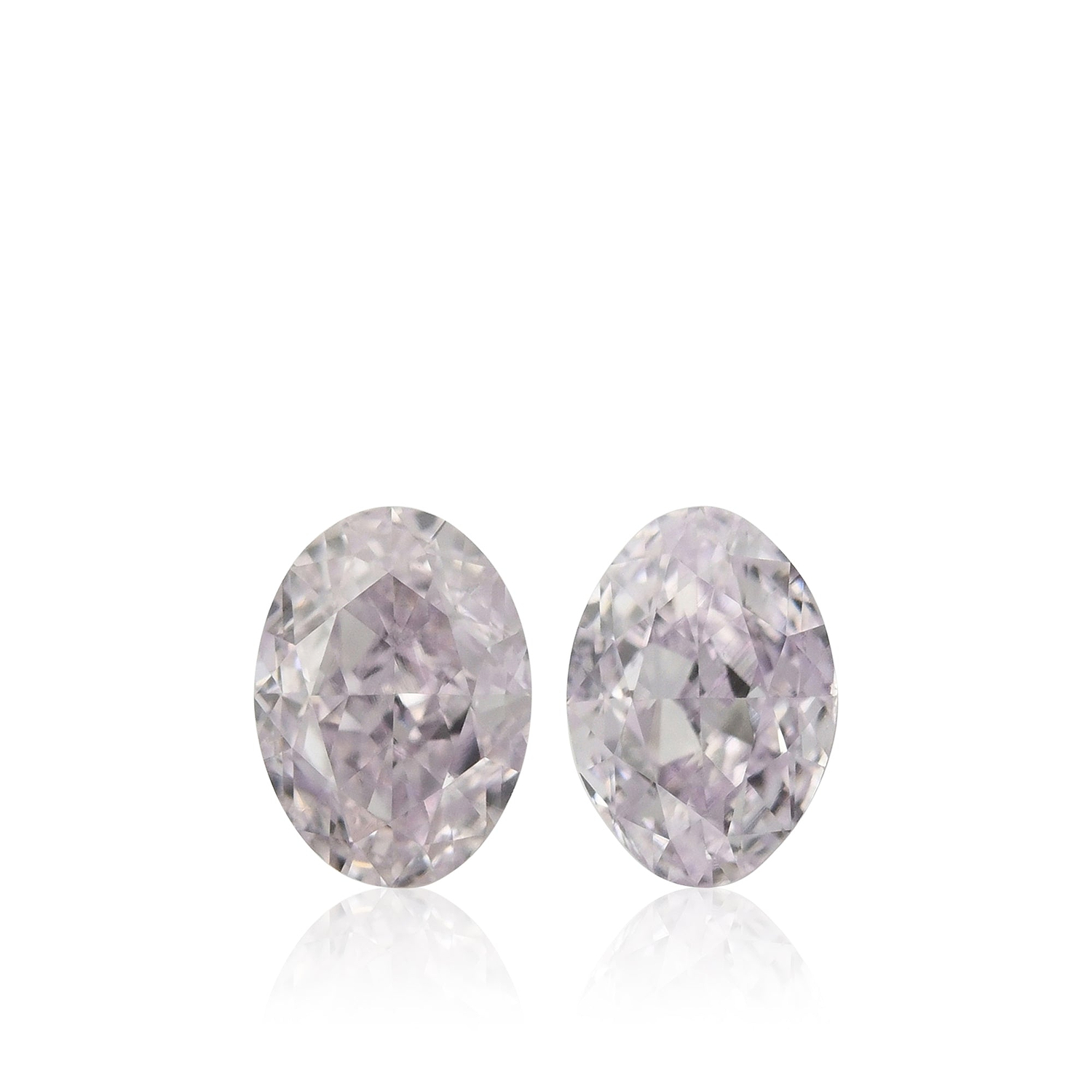 0.61 Carat Fancy Light Purplish Pink Octagon Diamonds VS1