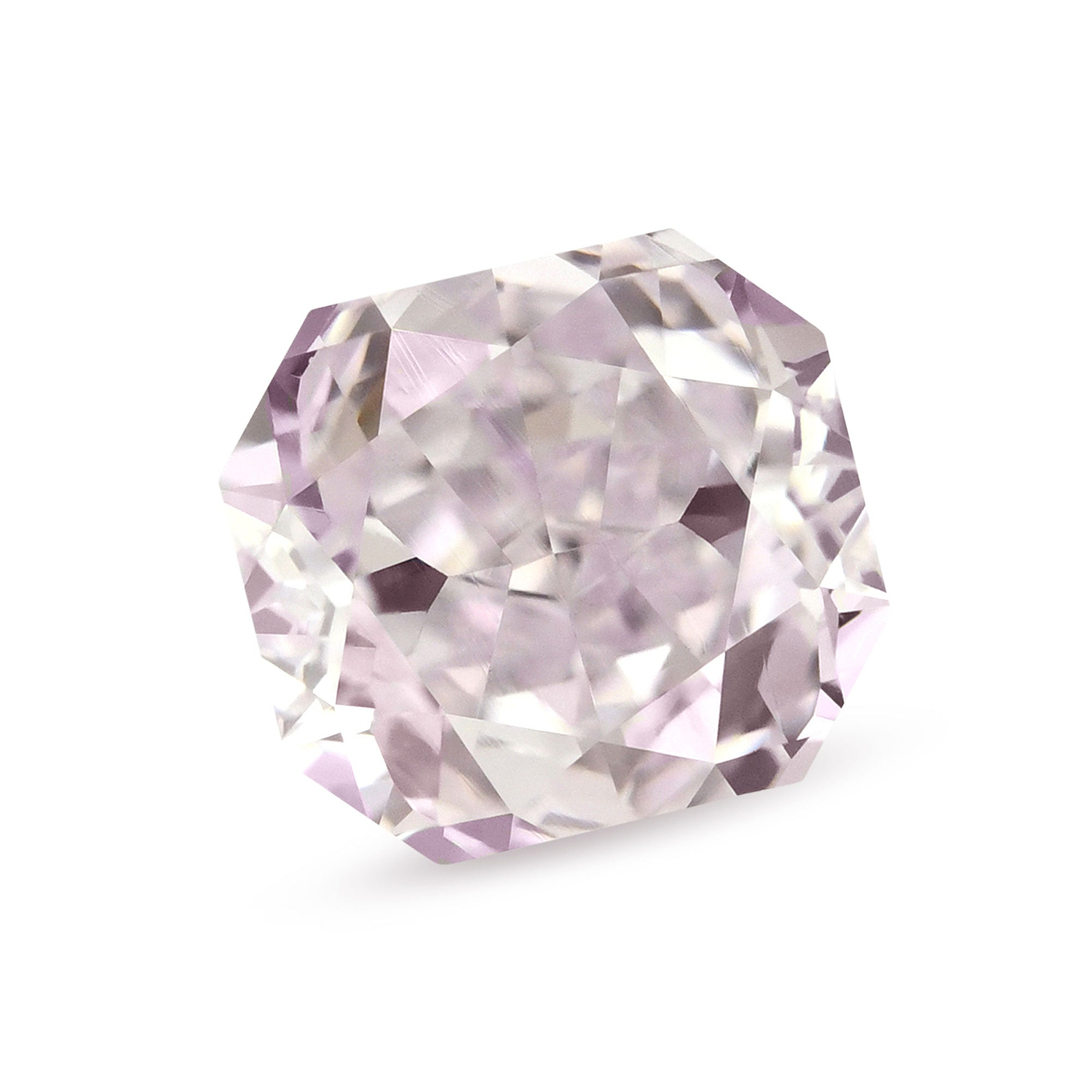 0.45 Carat Very Light Pink Radiant Diamond VS2 GIA