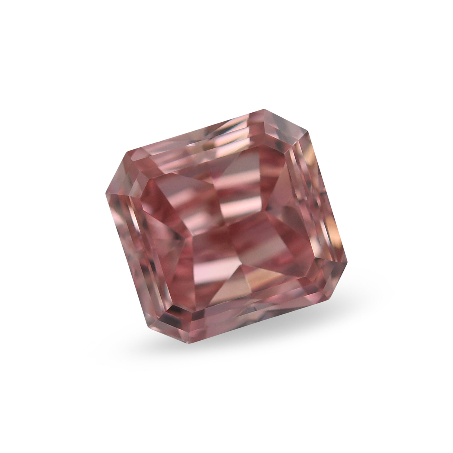 0.70 Carat Fancy Intense Pink Radiant Diamond VVS1 GIA