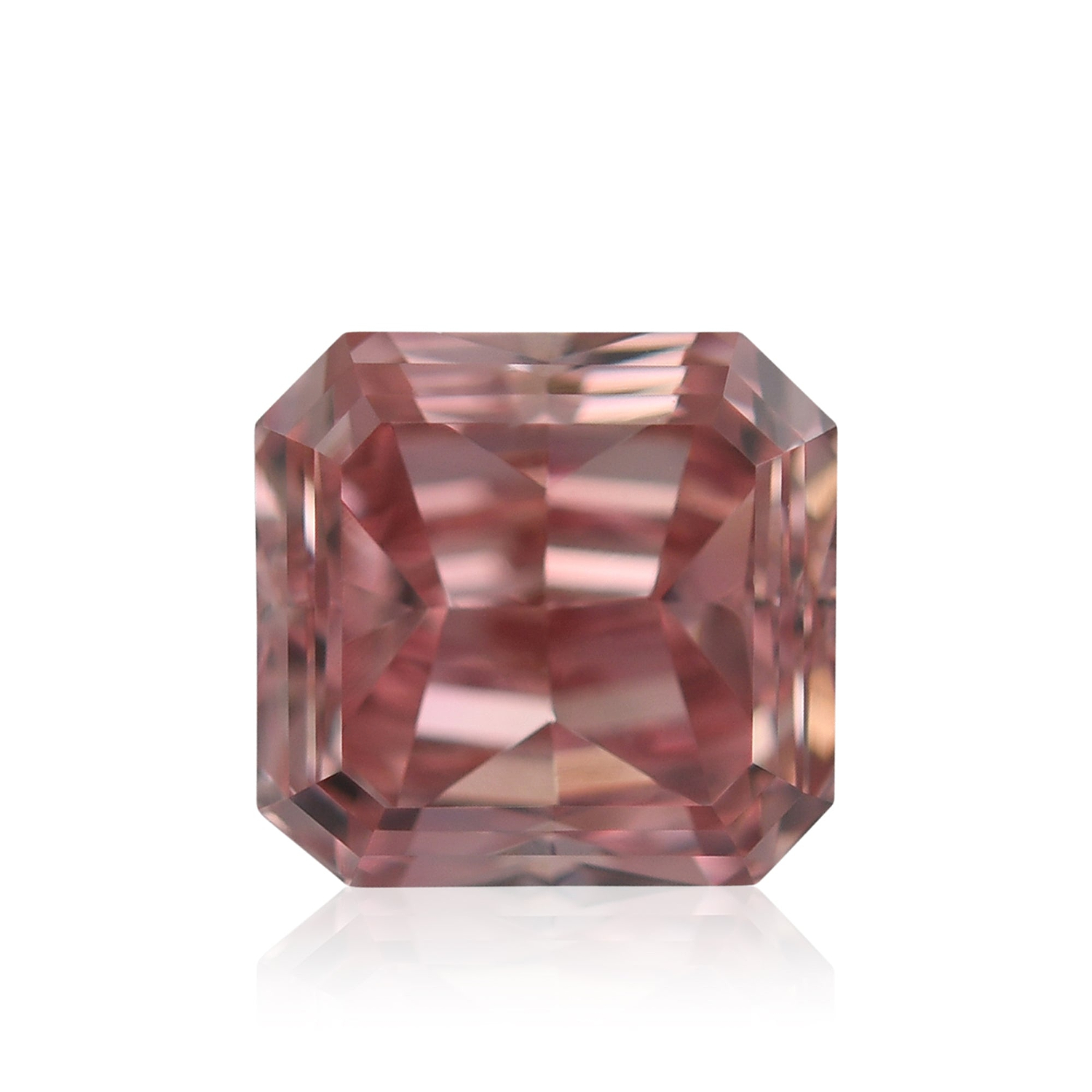0.70 Carat Fancy Intense Pink Radiant Diamond VVS1 GIA