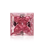 0.41 Carat Fancy Vivid Pink Princess Argyle Diamond VS2 GIA