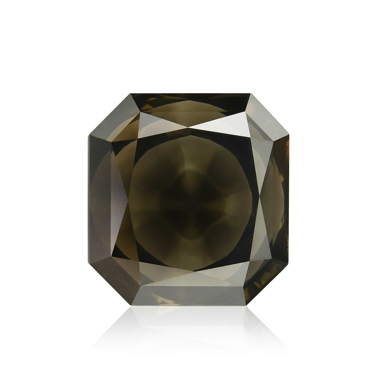 5.12 Carat Fancy Dark Gray Radiant Diamond GIA