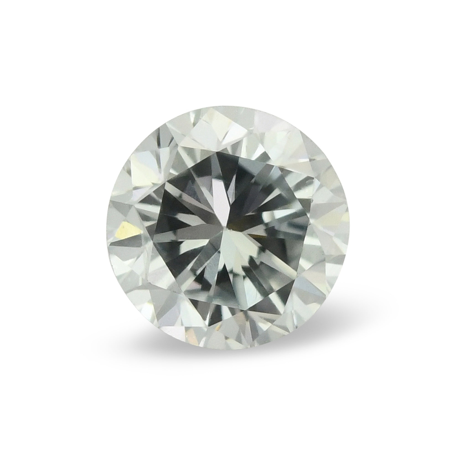 0.29 Carat Fancy Light Gray Blue Round Brillant Diamond SI2 GIA