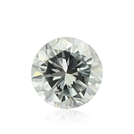 0.29 Carat Fancy Light Gray Blue Round Brillant Diamond SI2 GIA