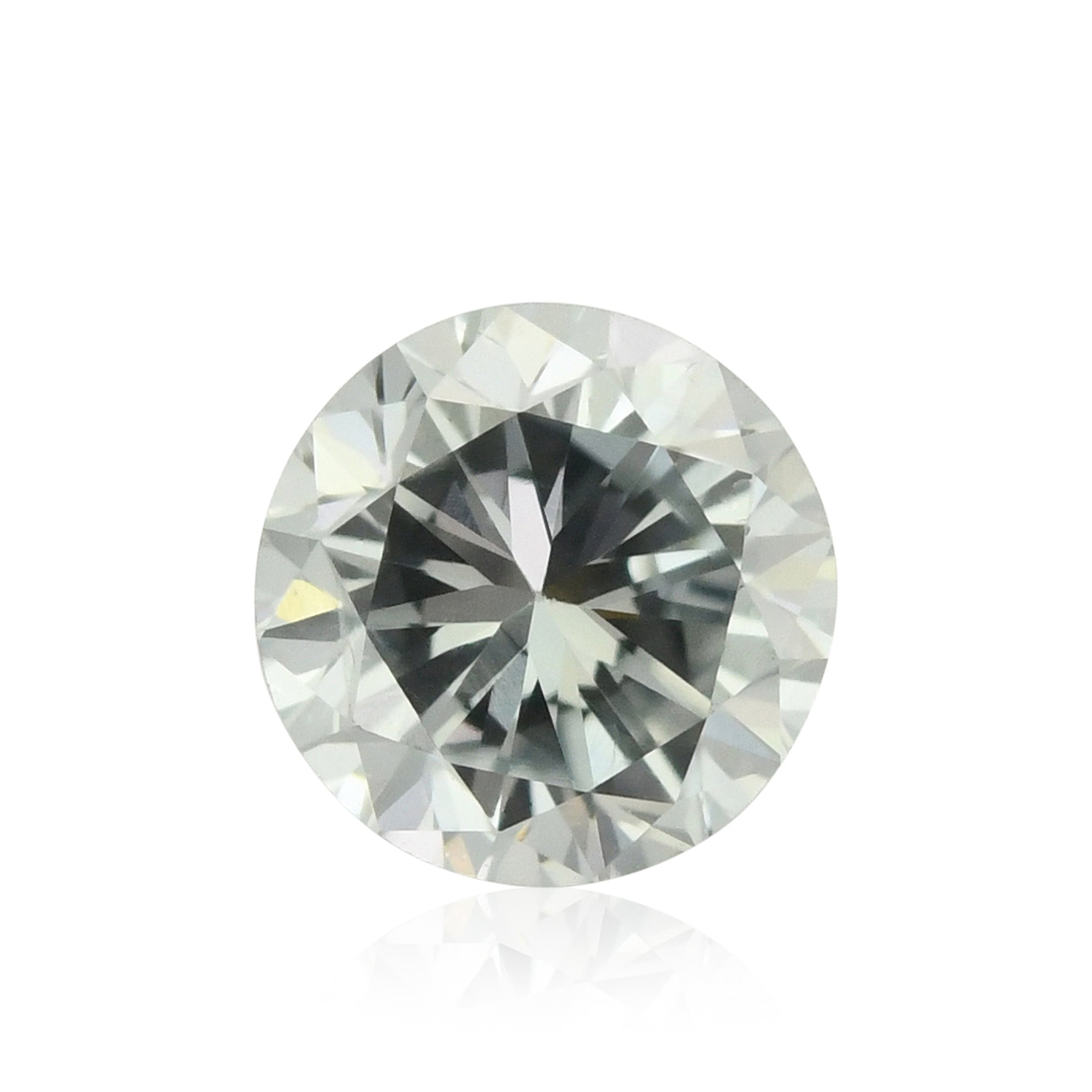 0.29 Carat Fancy Light Gray Blue Round Brillant Diamond SI2 GIA
