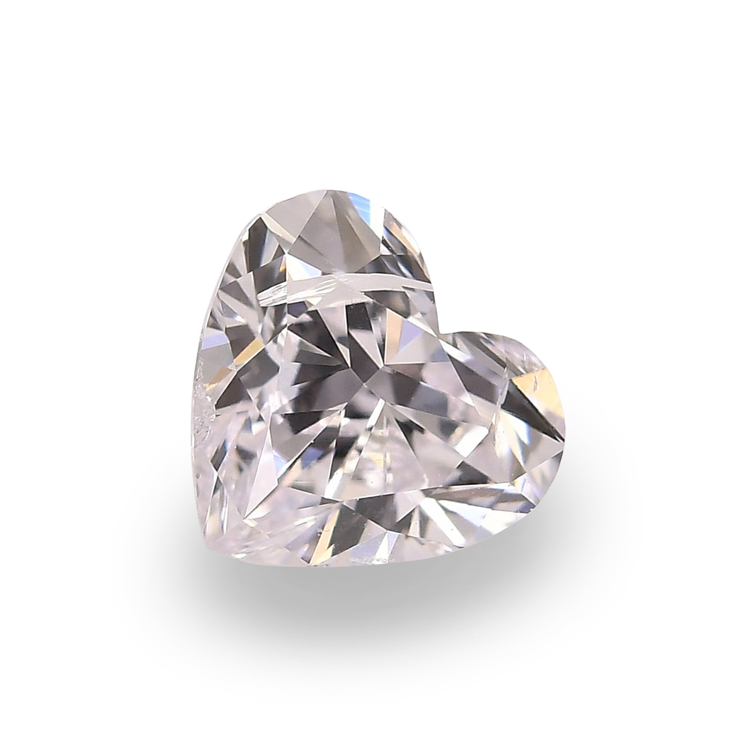 1.03 Carat Faint Pink HEART Diamond (I1) GIA