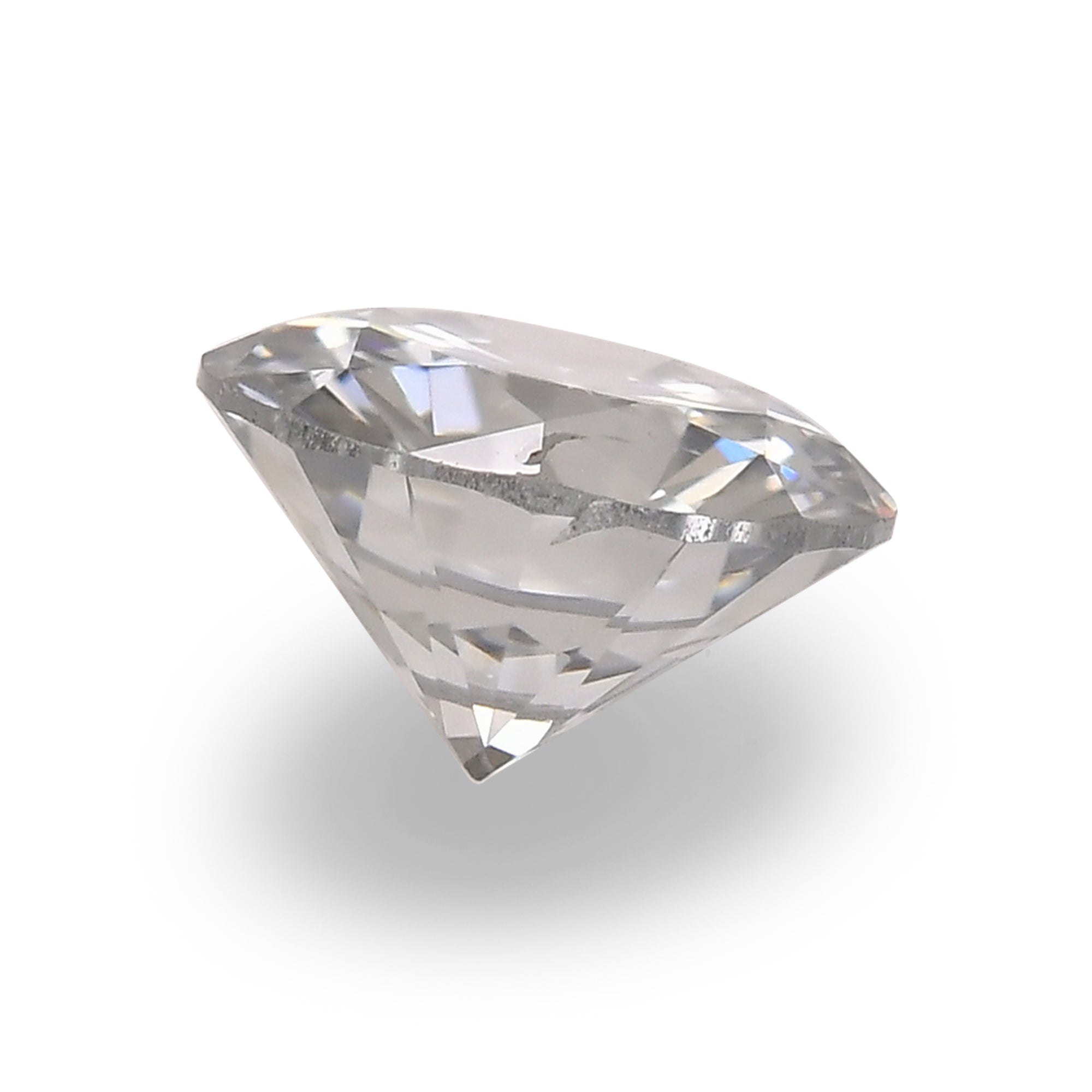 天然グレーダイヤモンド Fancy light gray VS 0.41 Carat Fancy Light Gray Blue Round Brilliant Diamond SI2