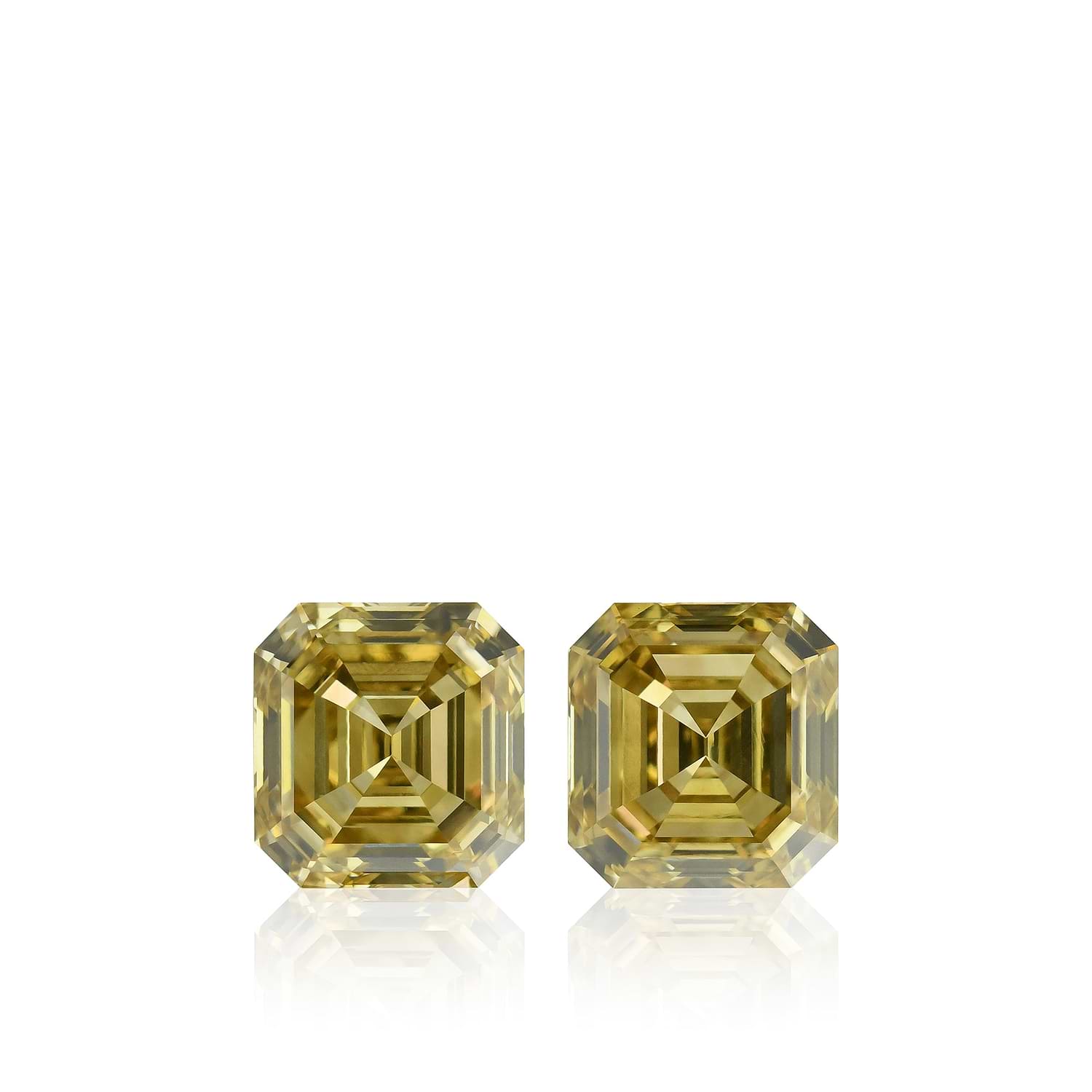 4.02 Carat Fancy Brownish Yellow Emerald Diamonds VS1