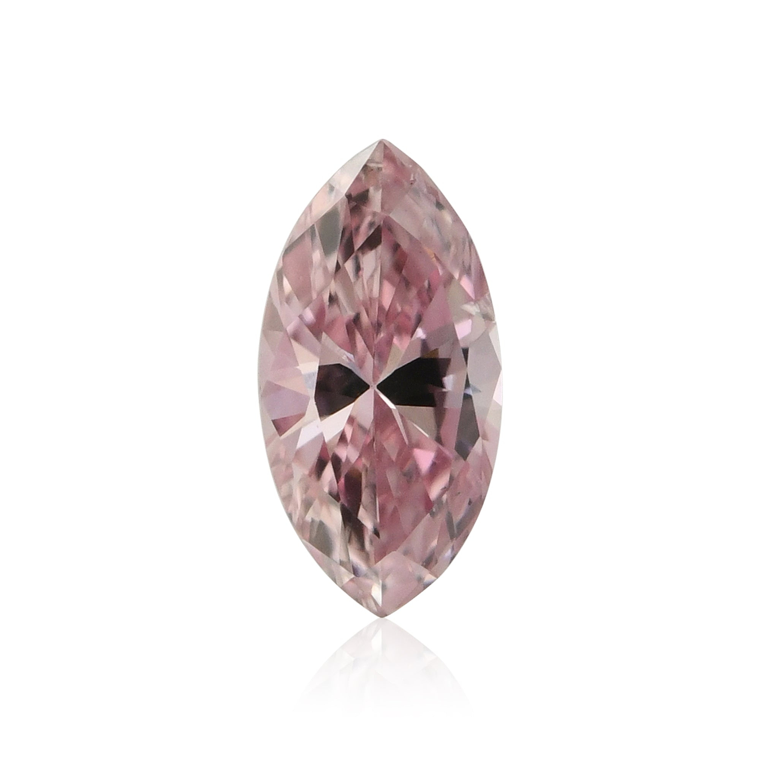 0.11 Carat Fancy Intense Pink Marquise Diamond (SI2) GIA