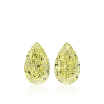 8.17 Carat Fancy Yellow Pear Diamonds VS1 GIA