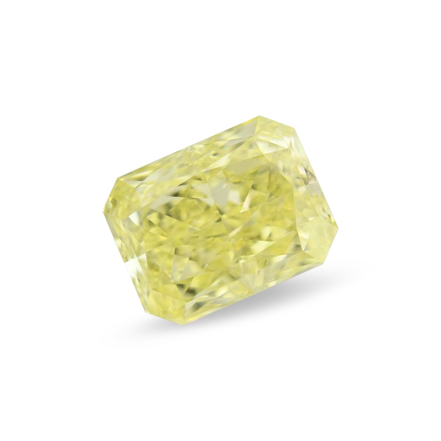 1.01 Carat Fancy Yellow Radiant Diamond SI1 GIA