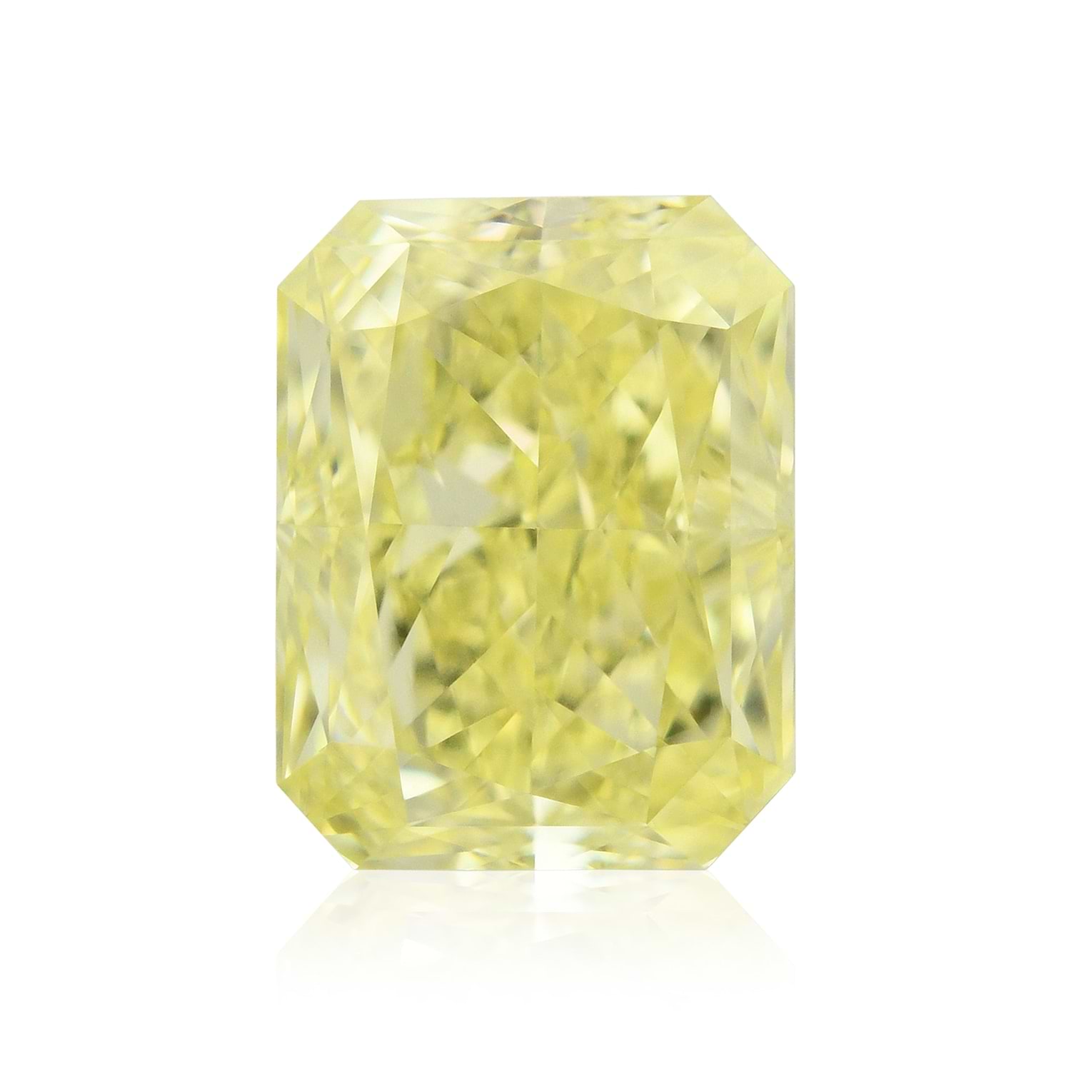 1.01 Carat Fancy Yellow Radiant Diamond SI1 GIA