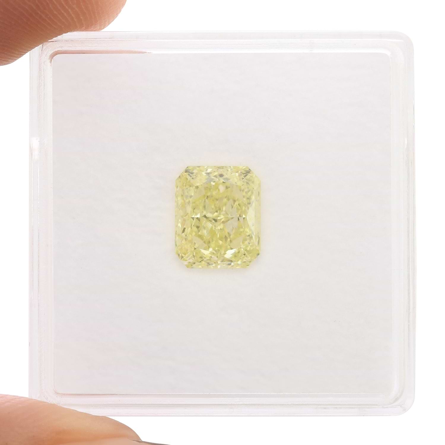 2.02 Carat W-X Radiant Diamond IF GIA
