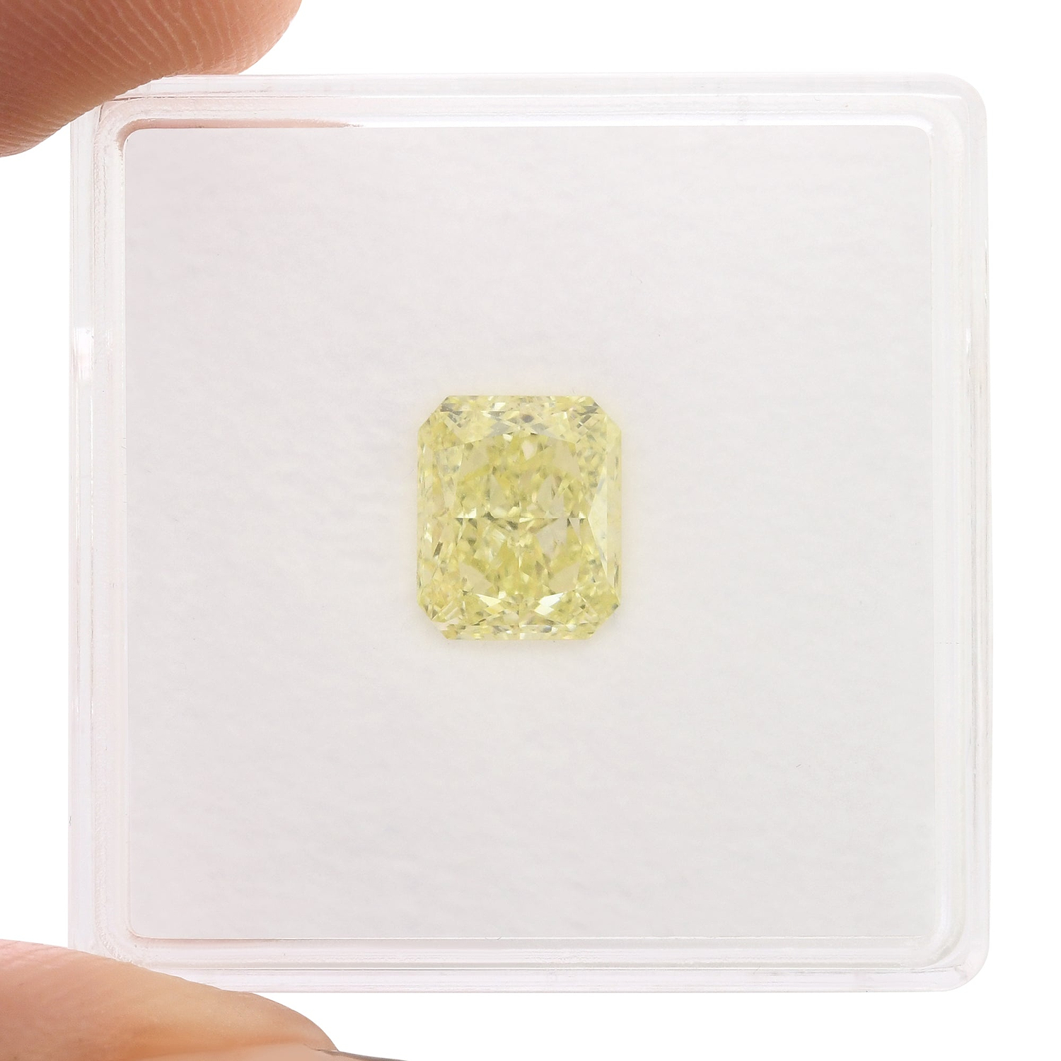 2.02 Carat W-X Radiant Diamond IF GIA