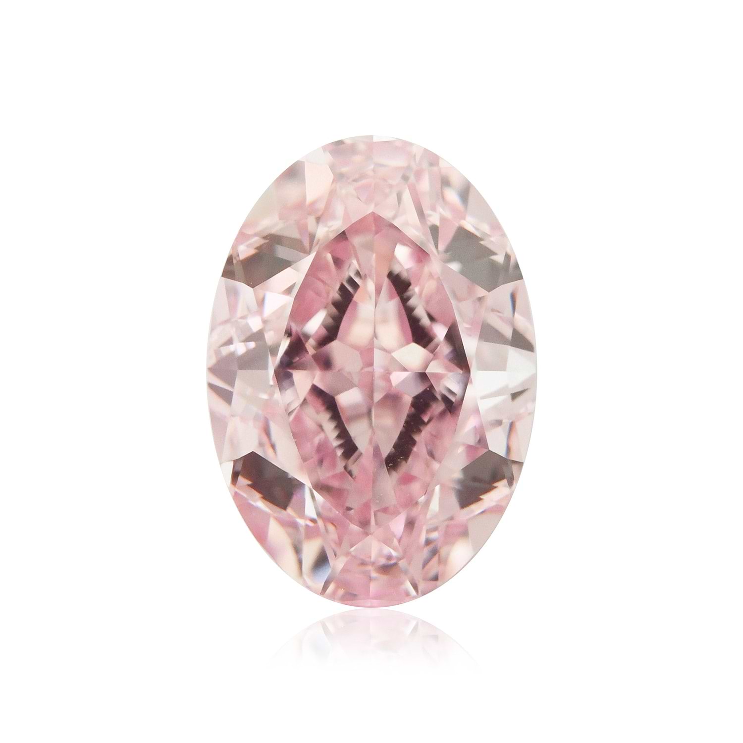 1.02 Carat Fancy Intense Pink Oval Diamond IF GIA