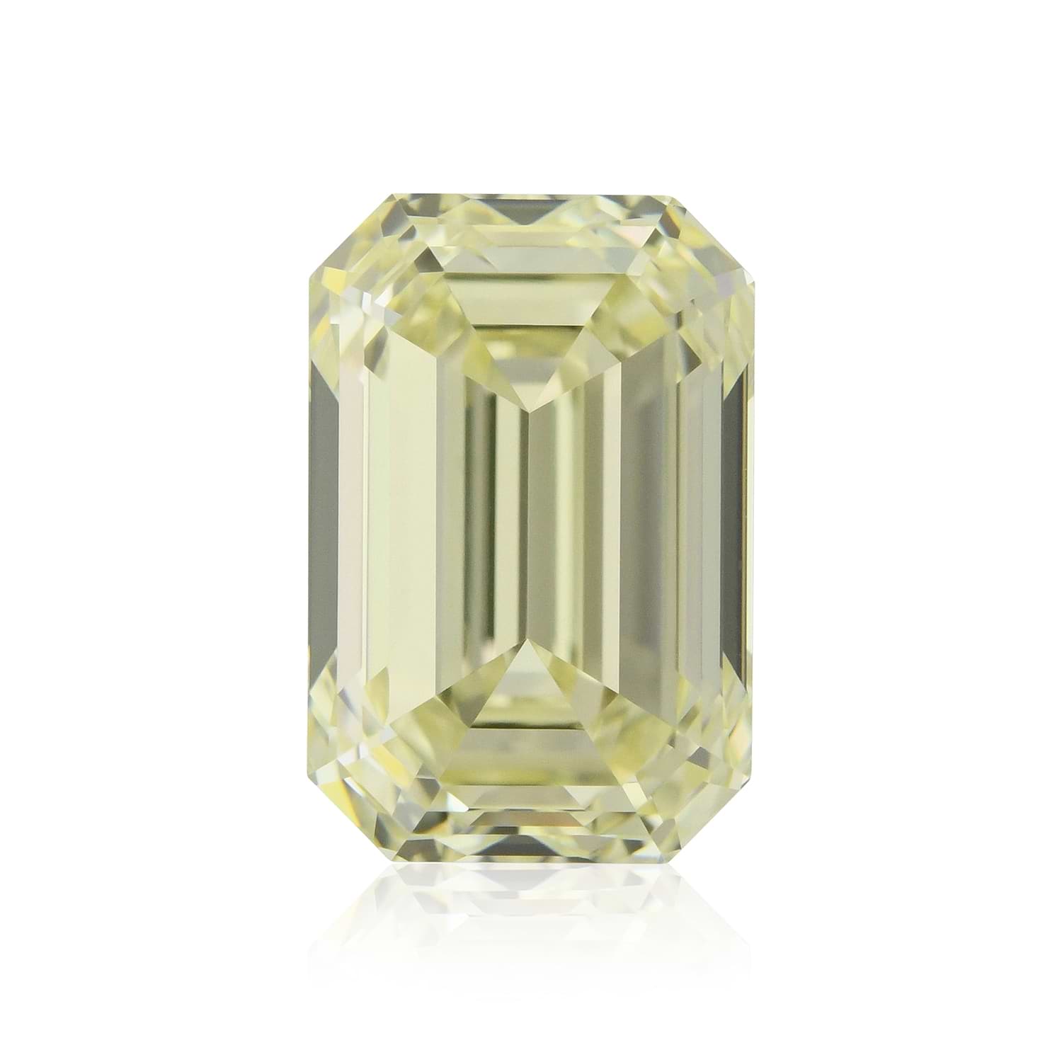 2.20 Carat U-V Emerald Diamond FL GIA