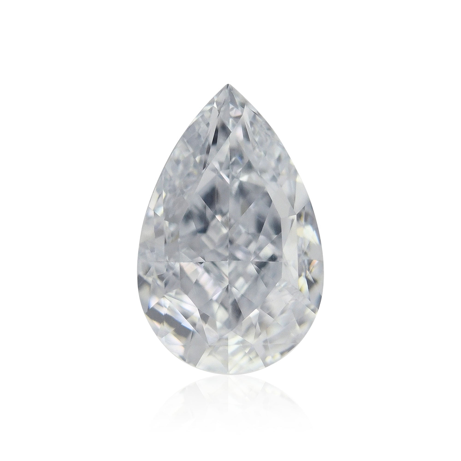 1.01 Carat Fancy Light Blue Pear Diamond SI1 GIA