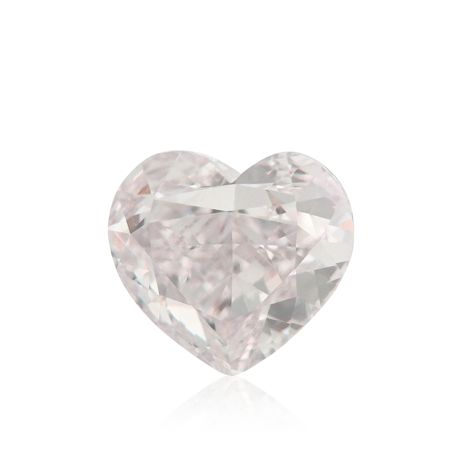 0.80 Carat Very Light Pink HEART Diamond VS2 GIA