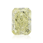 5.08 Carat Light Yellow Radiant Diamond VS2 GIA