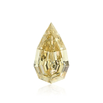1.70 Carat Fancy Brown Yellow Pear Diamond VVS2 GIA