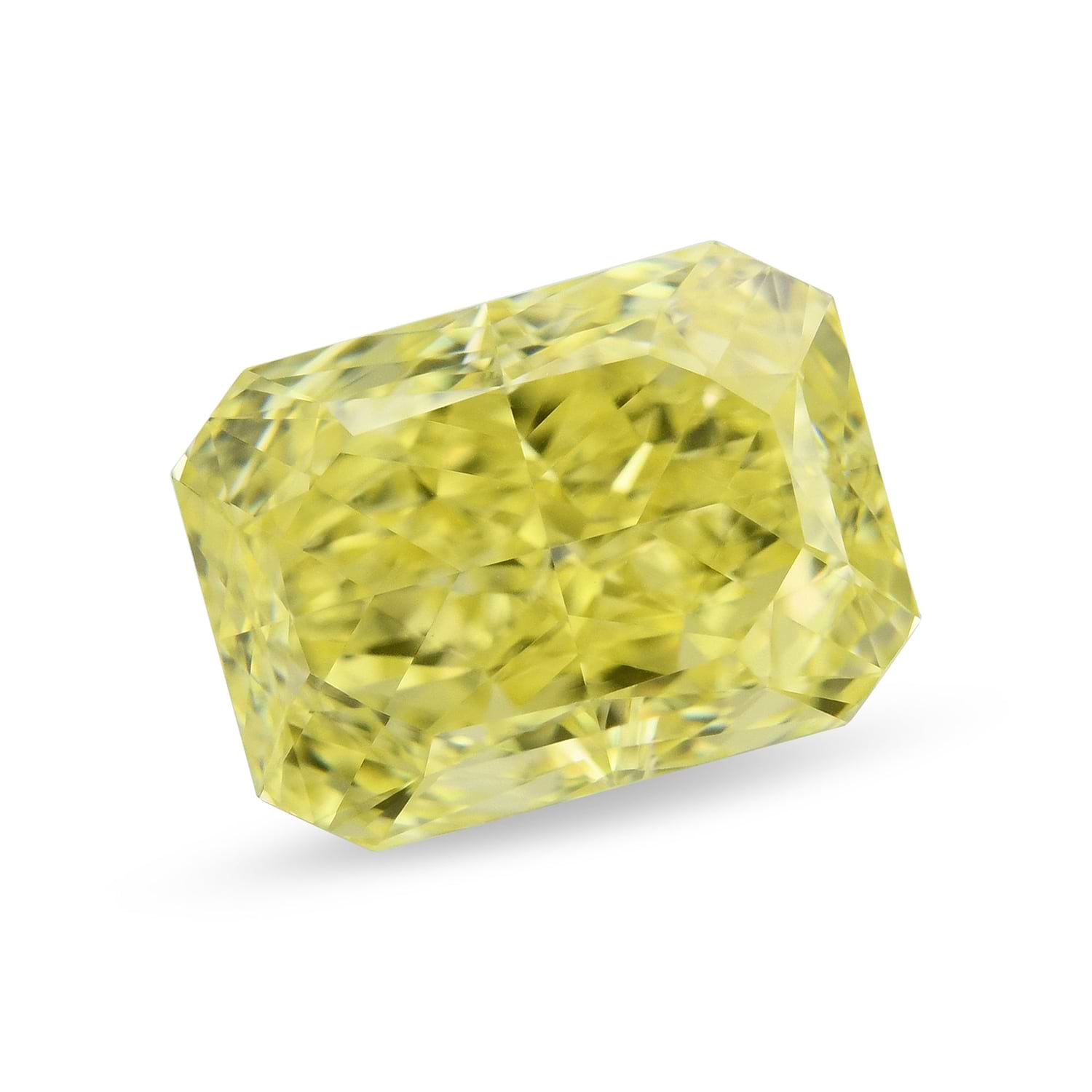 1.52 Carat Fancy Intense Yellow Radiant Diamond VVS1 GIA