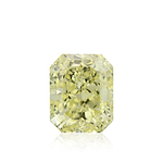 4.54 Carat Fancy Light Yellow Radiant Diamond VVS2 GIA
