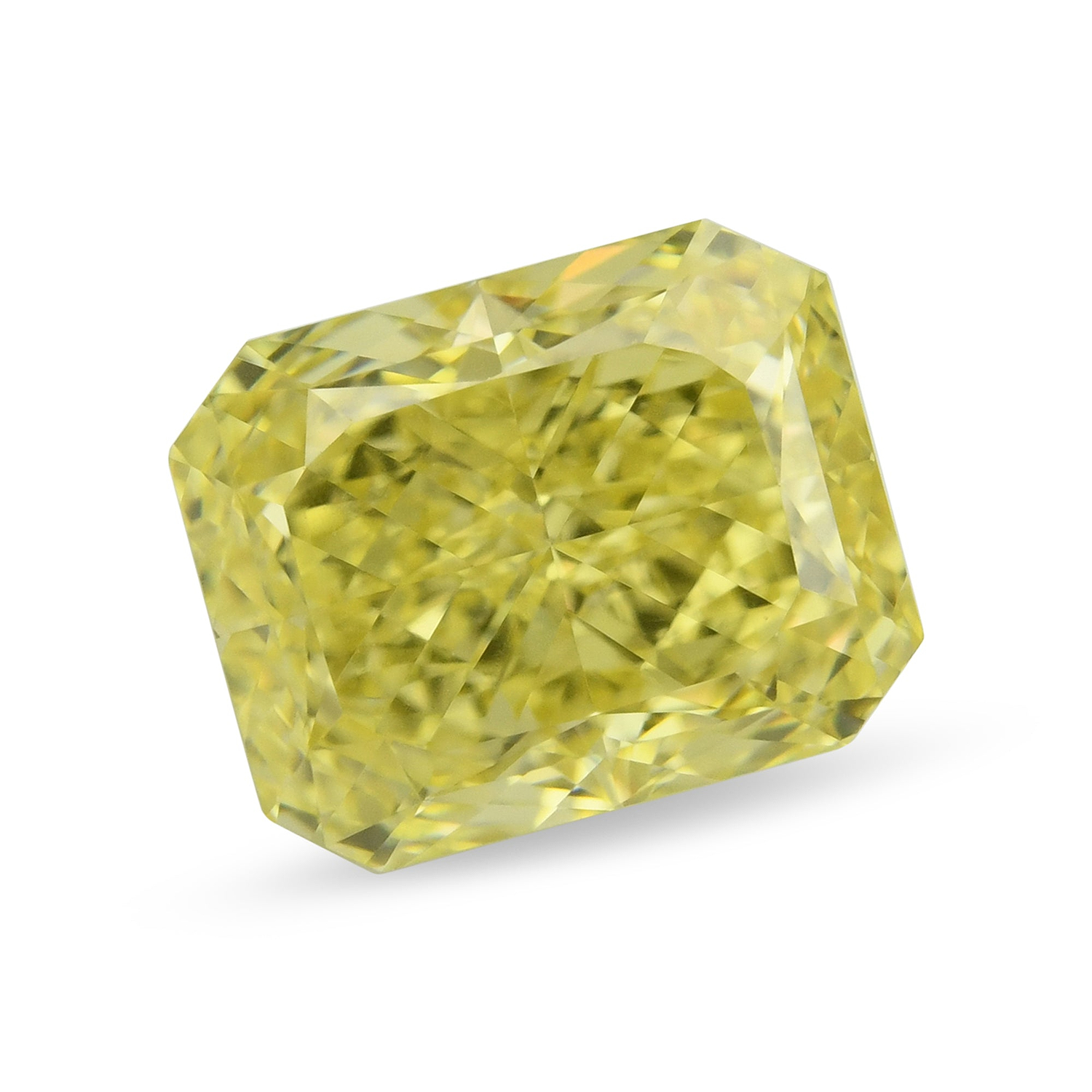 1.31 Carat Fancy Intense Yellow Radiant Diamond VVS2 GIA