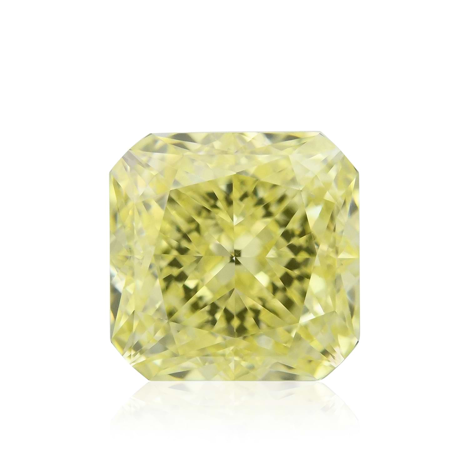 1.07 Carat Fancy Yellow Radiant Diamond VVS2 GIA