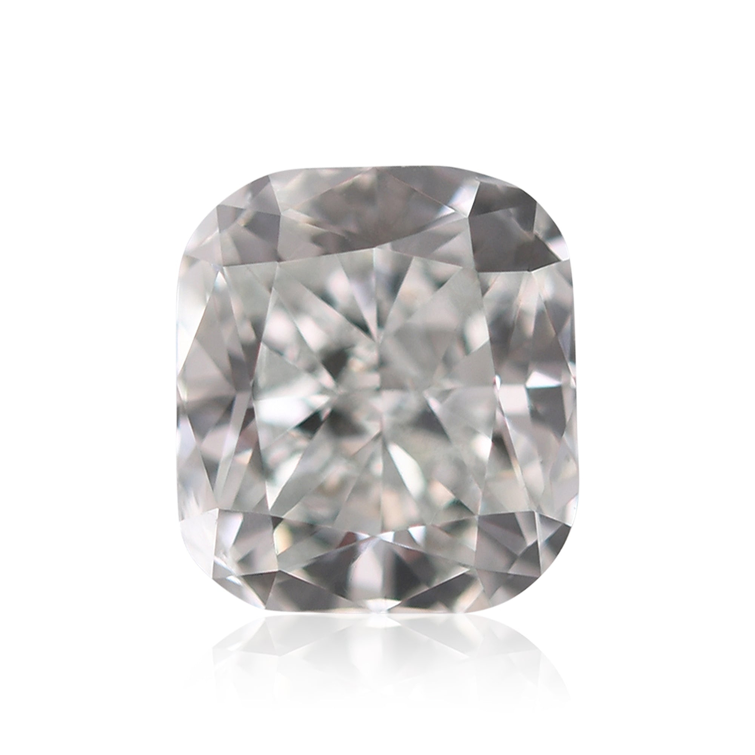 0.70 Carat Fancy Light Bluish Green Cushion Diamond I1 GIA