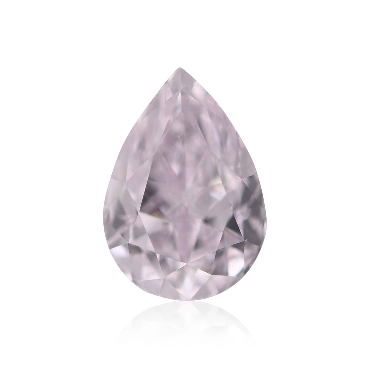 0.55 Carat Very Light Pink Pear Diamond SI1 GIA